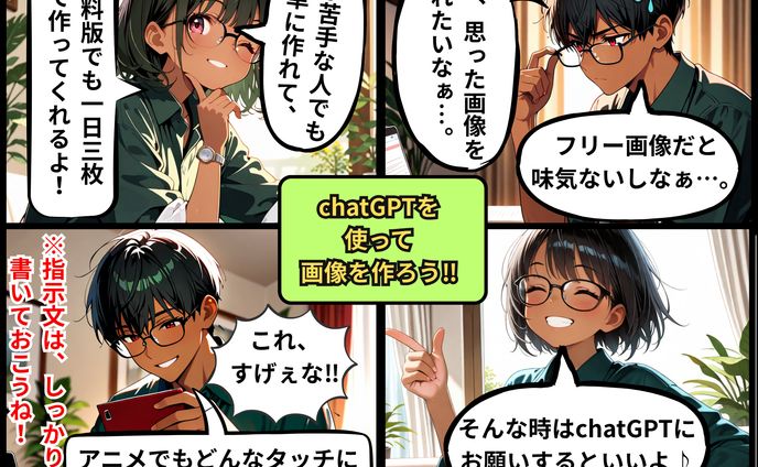 chatGPTを使って画像を作ろう‼