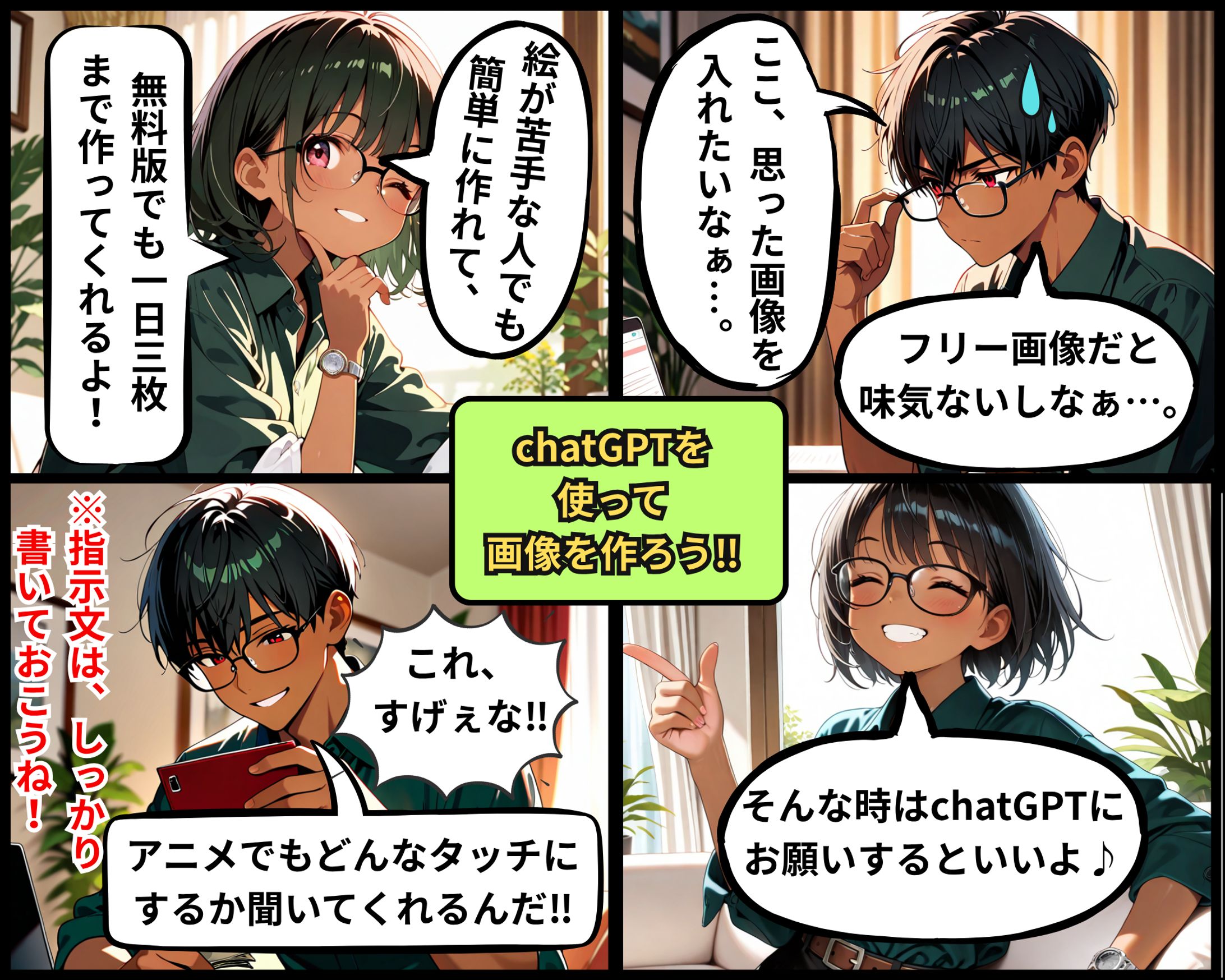 chatGPTを使って画像を作ろう‼-1