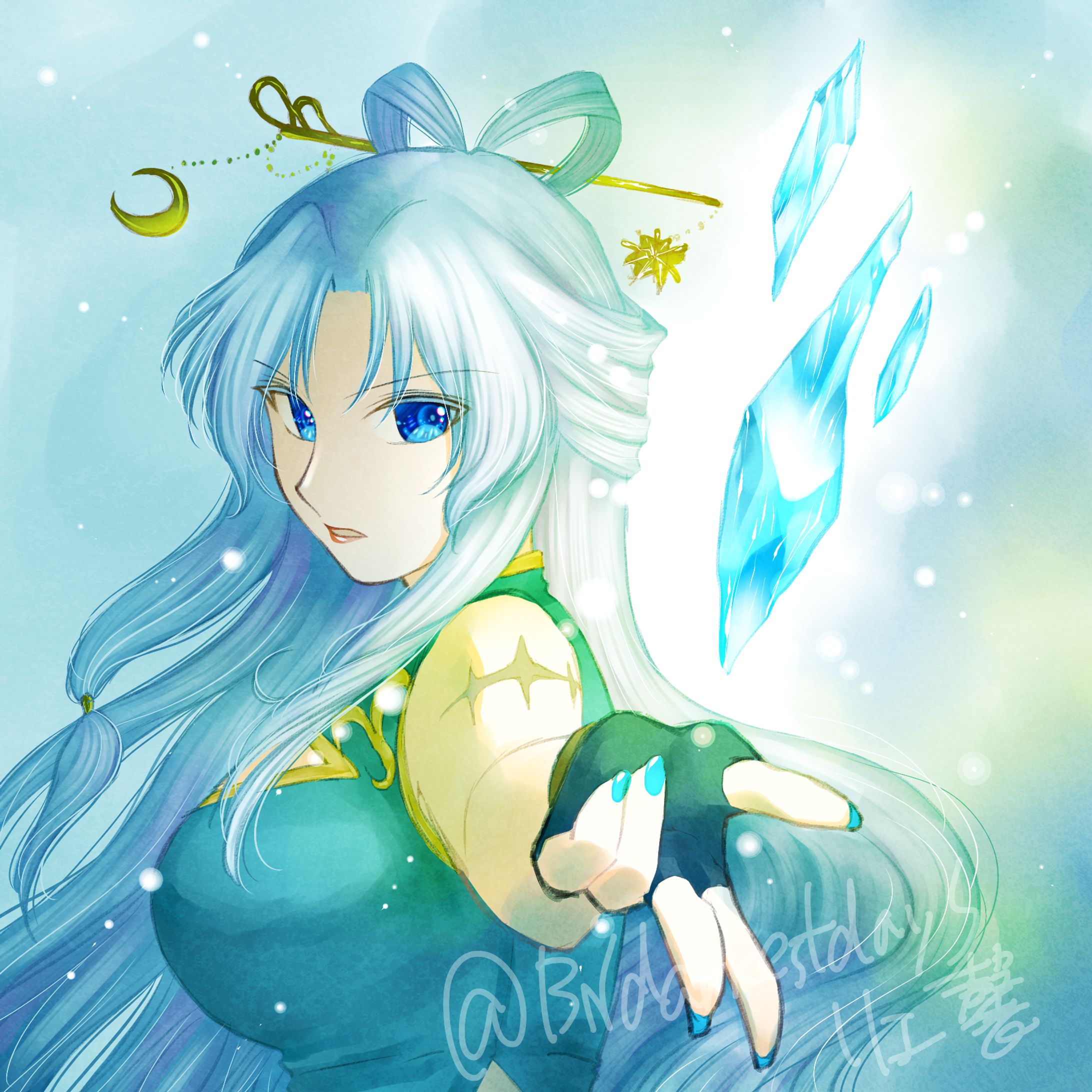 【skeb】OC：雪月さん-1
