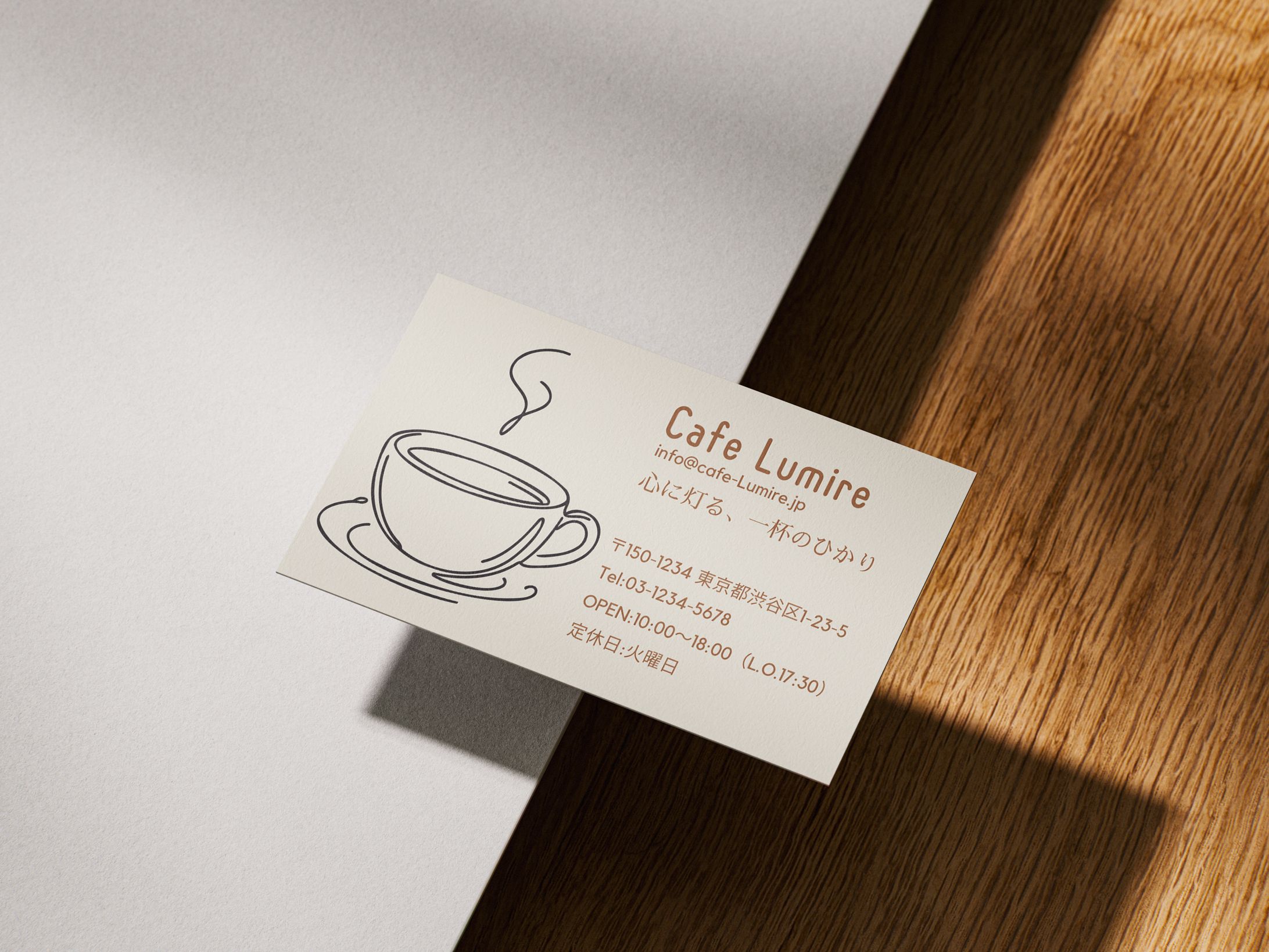 Cafe Lumire名刺-1