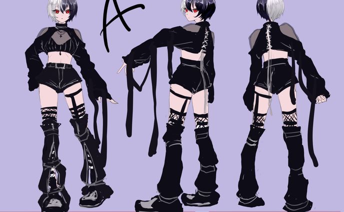 Vtuber costume　design
