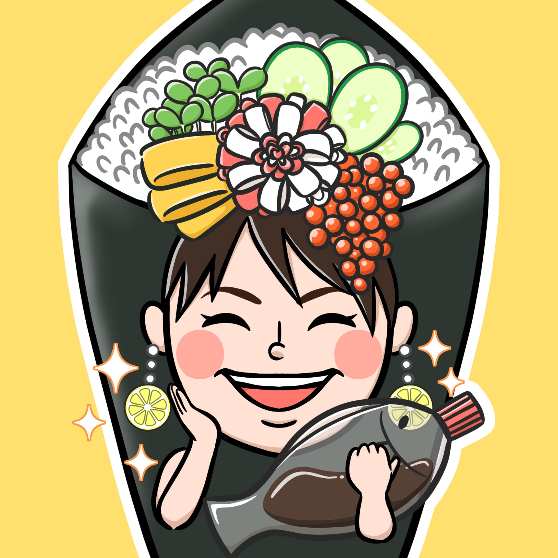 アイコン（手巻き寿司）-1