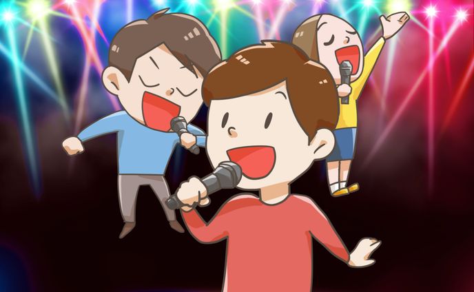 カラオケLPメインイラスト