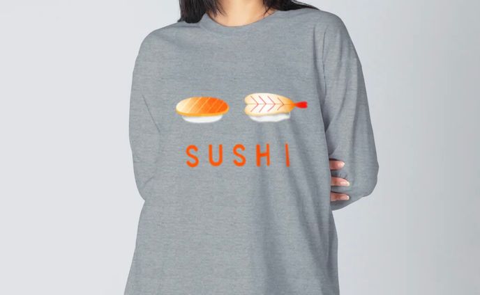 SUSHI apparel（サーモン&エビ）
