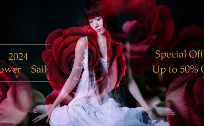 flower shopのセールバナー