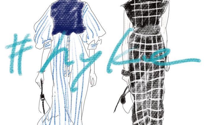 #hyke 

#stripe #tokyocollection #runwaymodel #runwayfashionshow #fashionillustrationoftheday #fashionillustrationgallery #ハイク #ファッション誌 #モード系ファッション #ストライプシャツ #シャツワンピース #ニット #ニットワンピース #モノトーンコーデ #チェック #ニットベスト #レザーサンダル #ナチュラルメイク #スタイリング #東京コレクション #ポーター #beautifulshoes #voguejapan #ellejapan #fashionpress #fashionsnap #wwd #fsellie