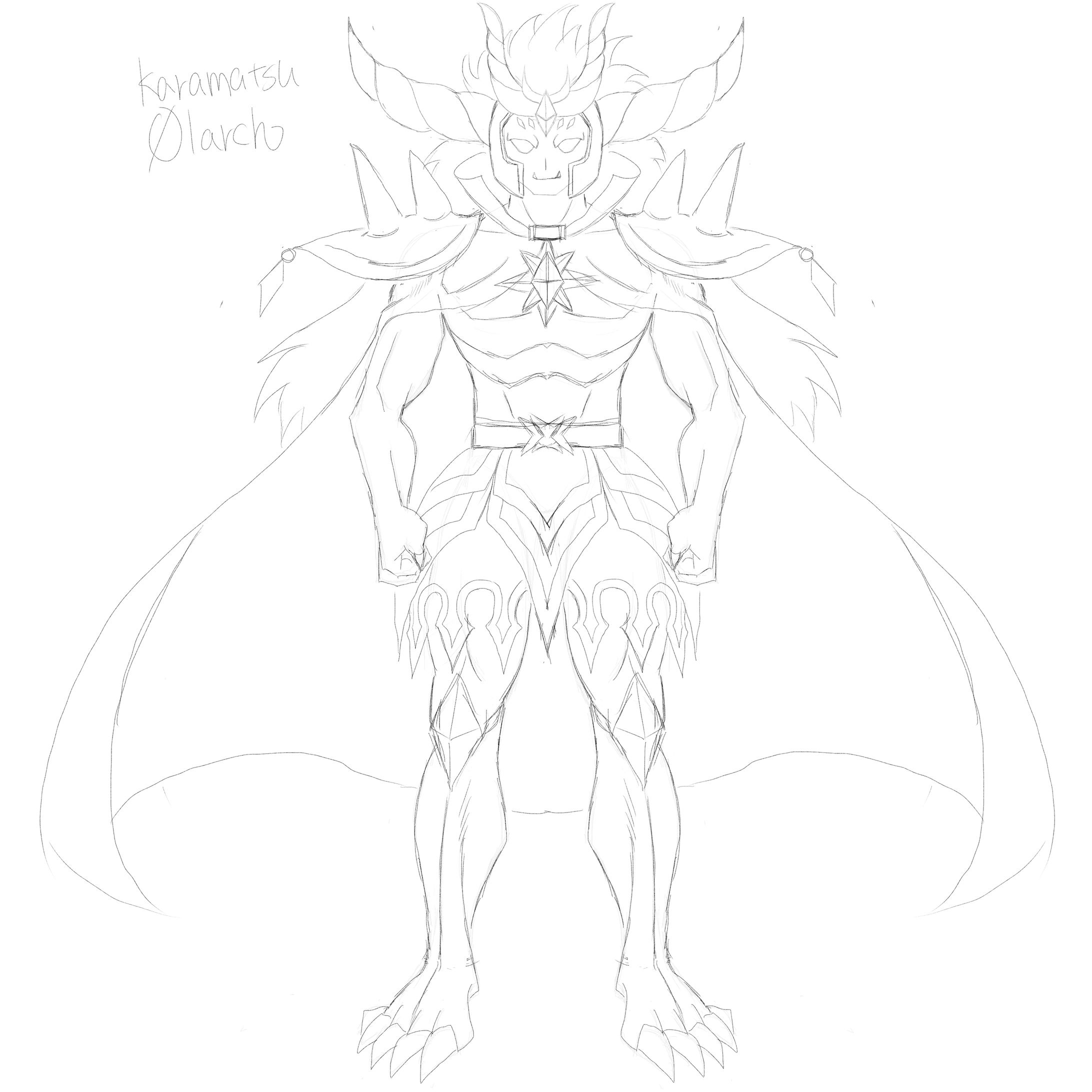 ファンタジーキャラデザイン魔王-1