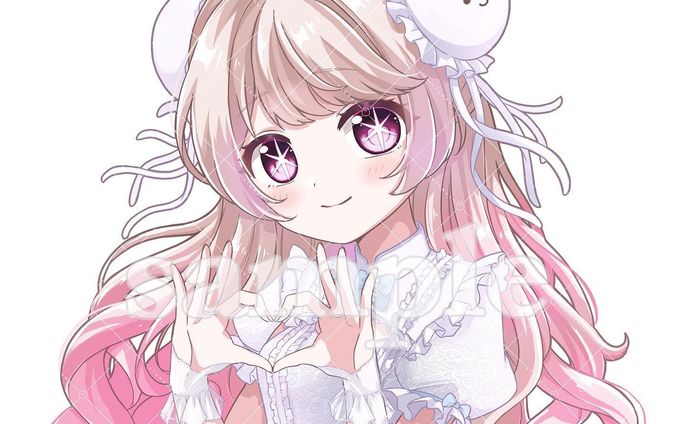 【ご依頼実績】歌ってみたMV用イラスト/海月様