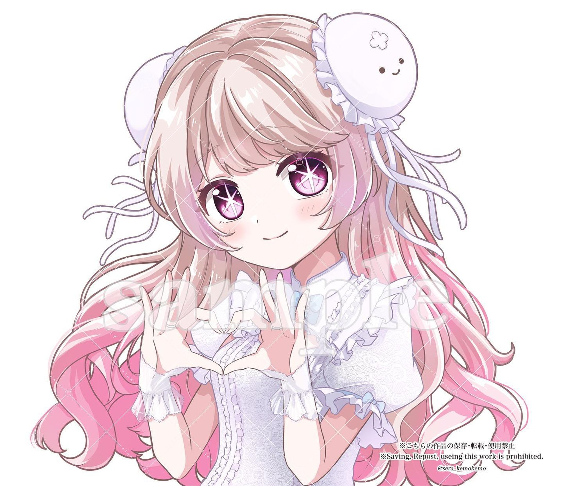 【ご依頼実績】歌ってみたMV用イラスト/海月様-1