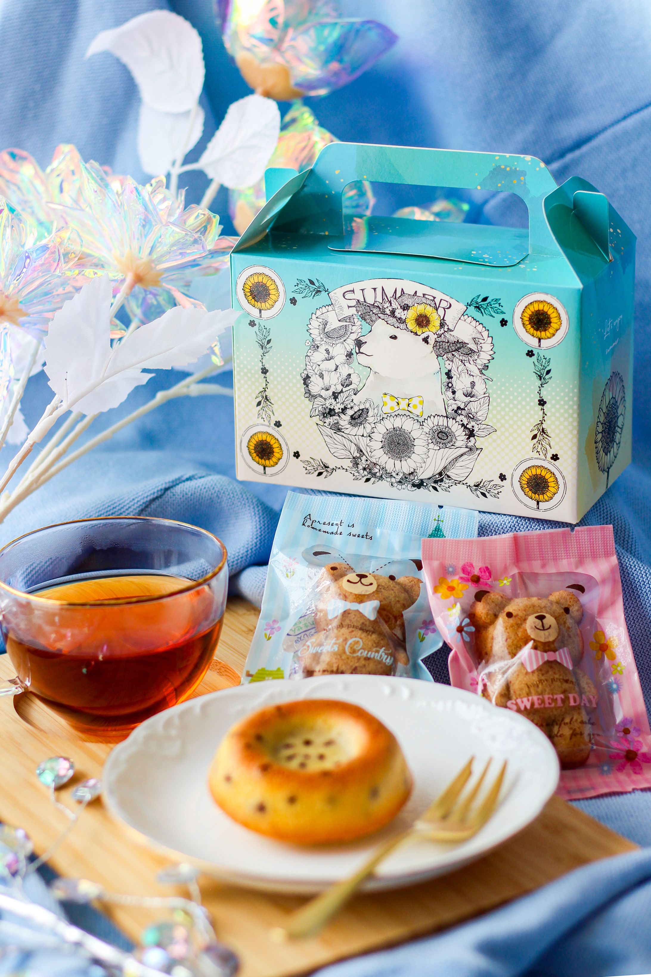 Polar bear & Sun flower - gift box-1