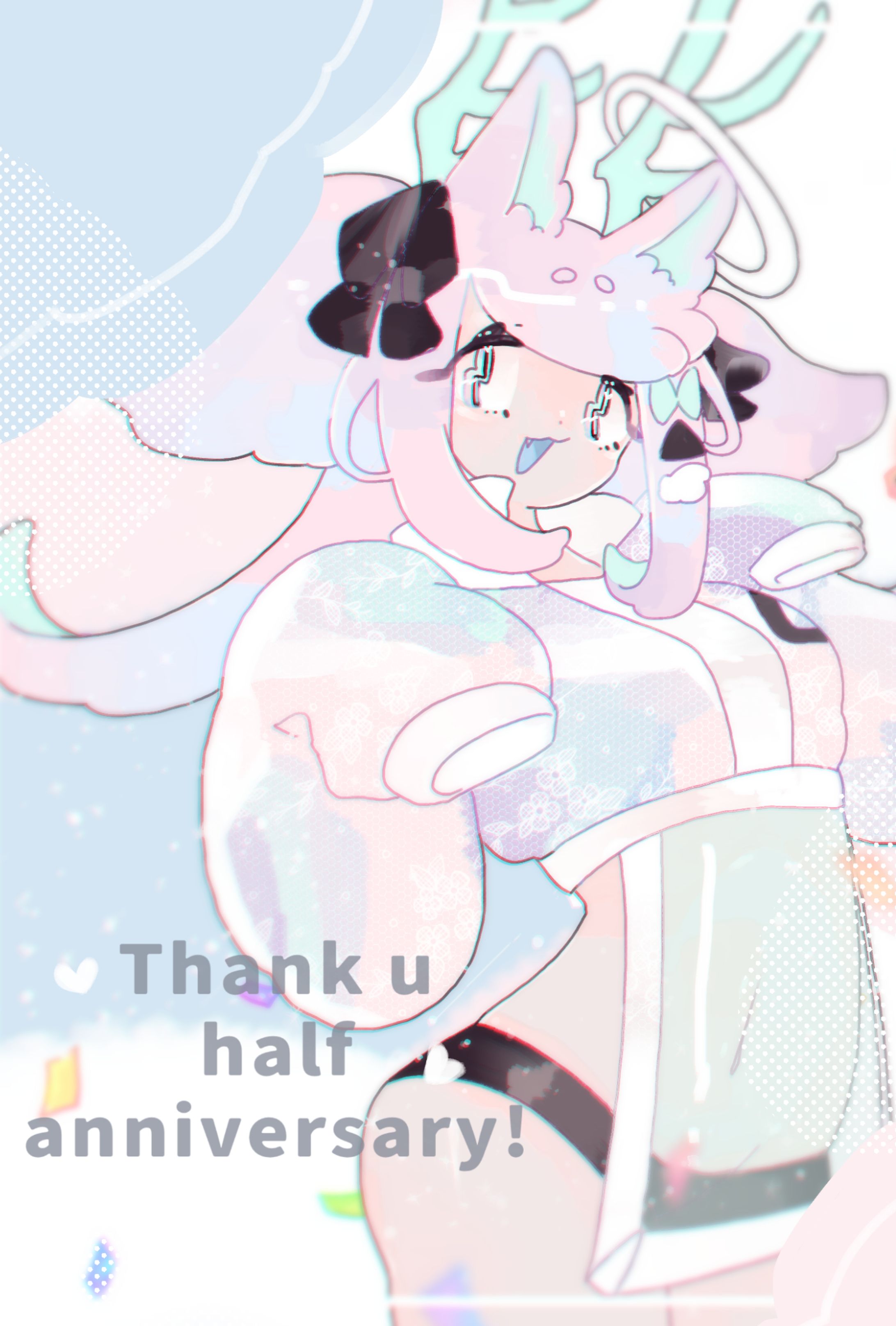 活動半年記念イラスト-1