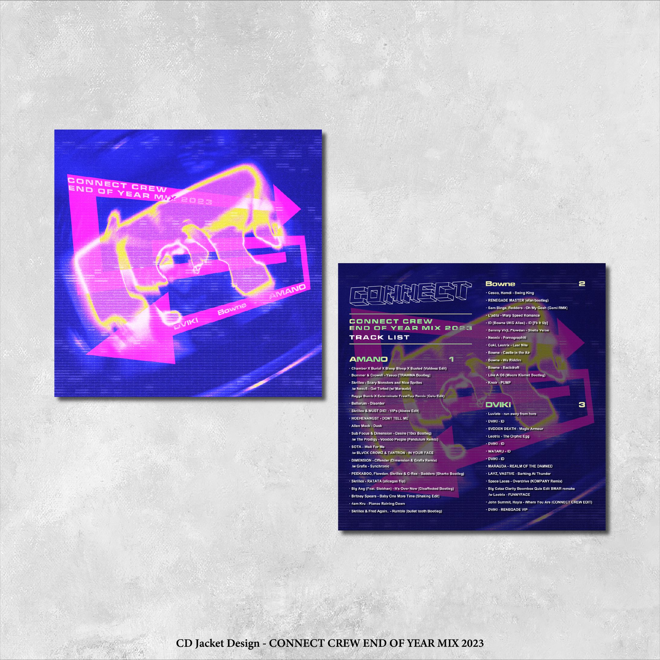 【ジャケットデザイン】CONNECT CREW END OF YEAR MIX 2023-1