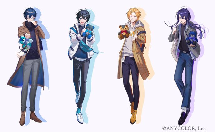 にじさんじホワイトデー2022グッズイラスト