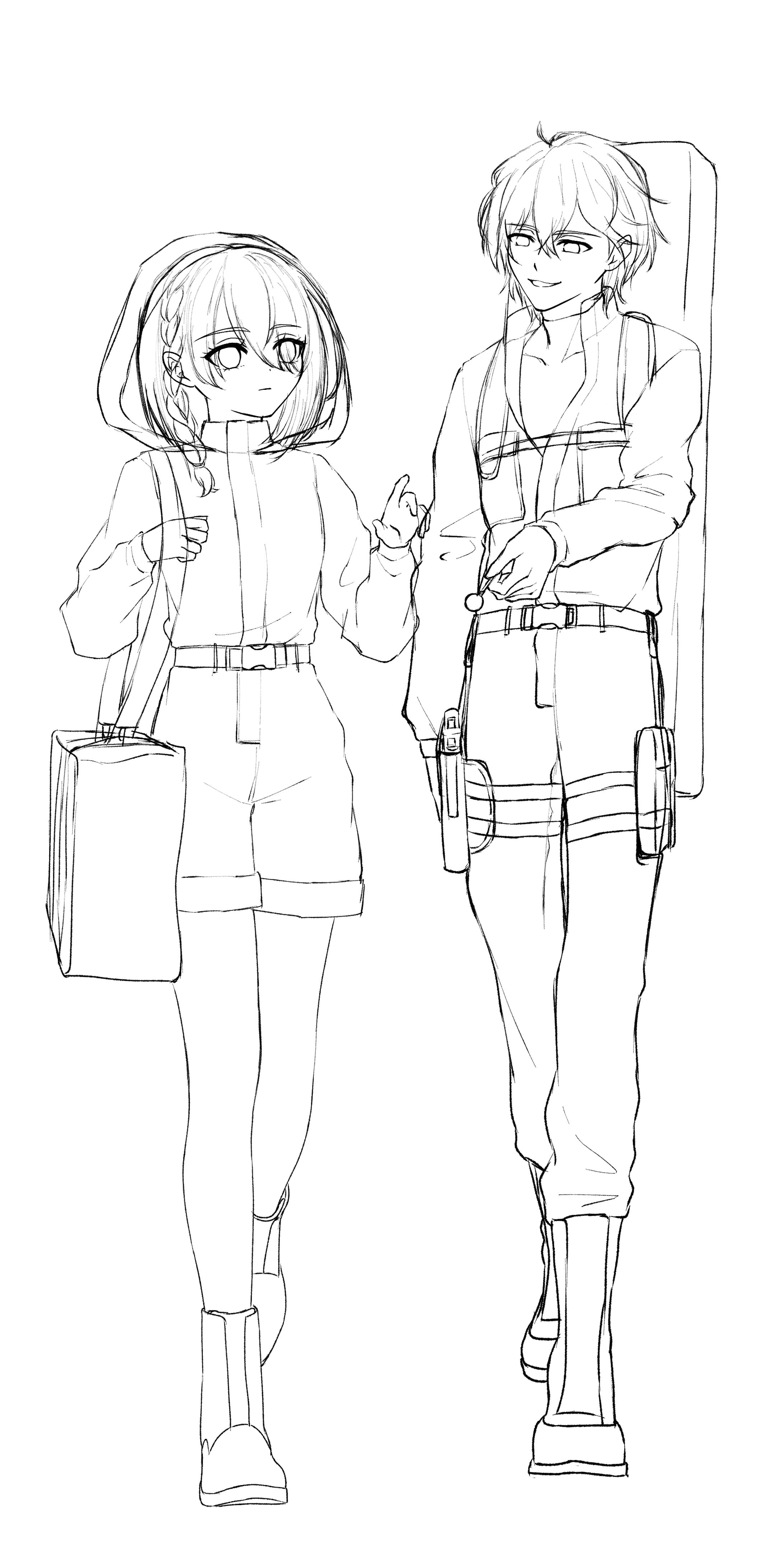 TRPG立ち絵イラスト+ディスプレイ-1