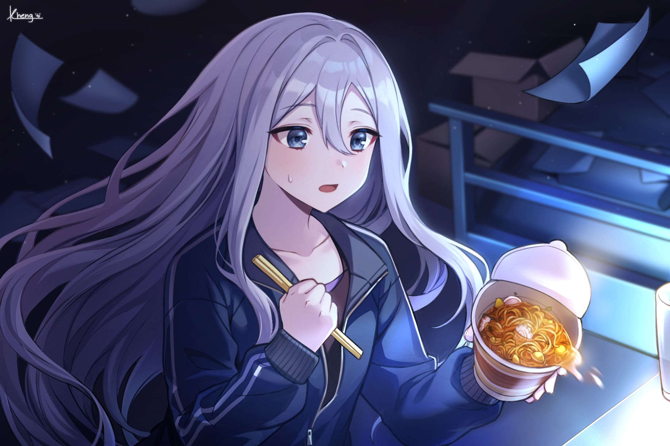 「プロジェクトセカイ」宵崎 奏 EN版イラスト-1