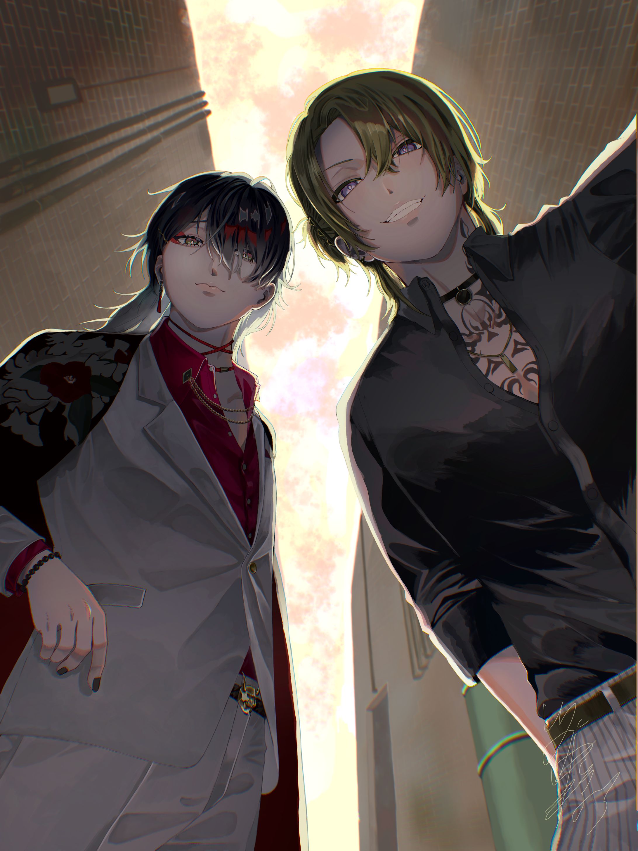 【 Fan art 】Luca Kaneshiro & vox akuma-1