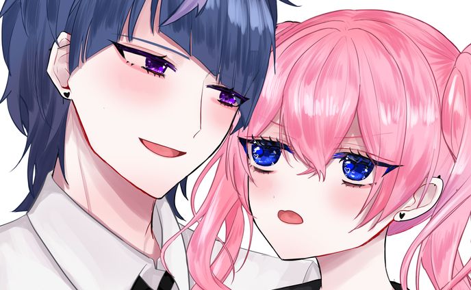 カップルイラスト