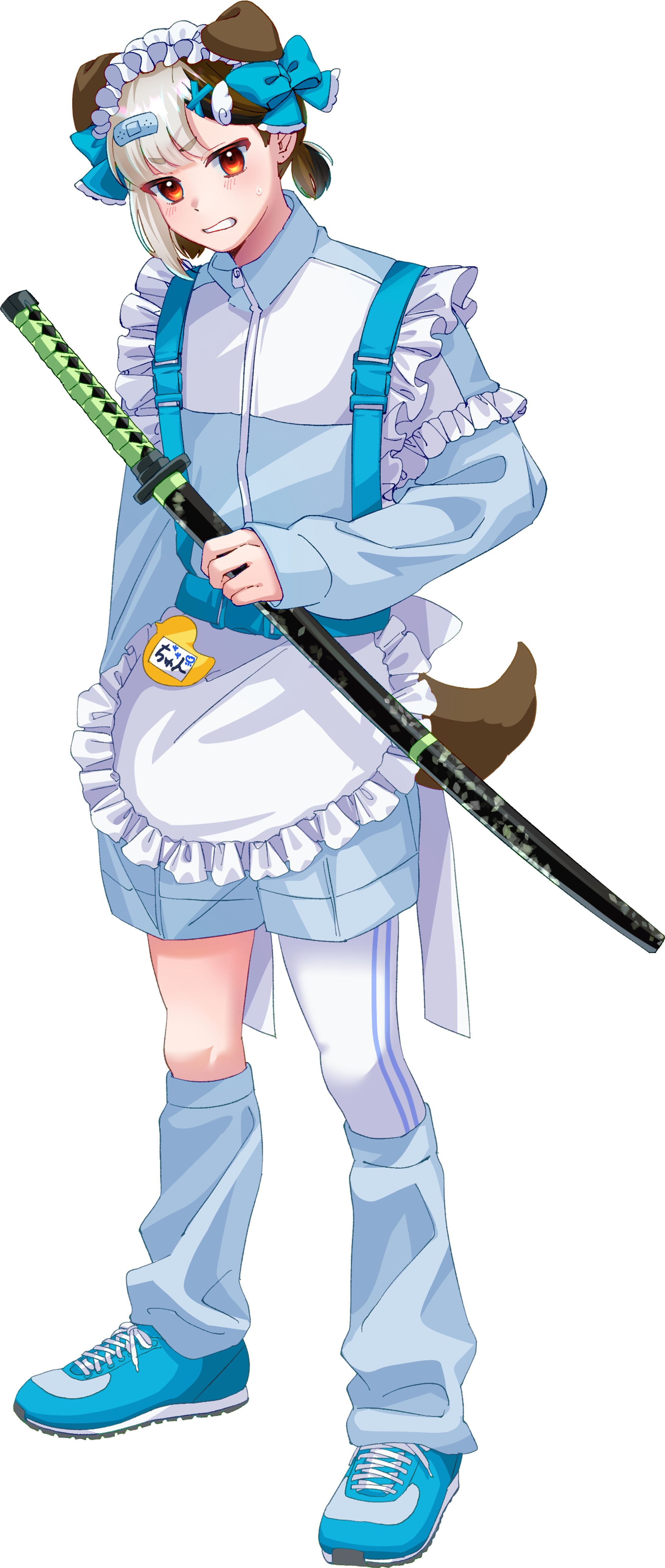 ジャージメイド男性立ち絵-1