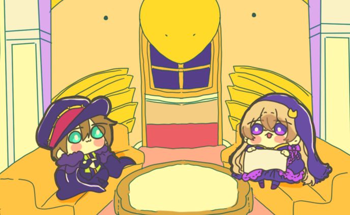 コラボ配信サムネ＆素材提供作品