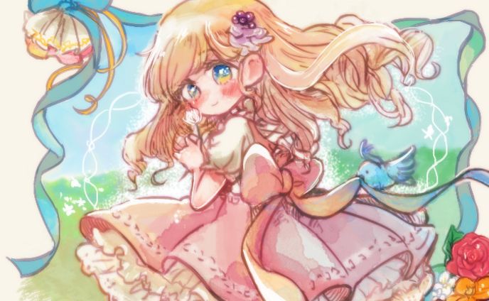 【テーマ作品】挿絵風イラスト