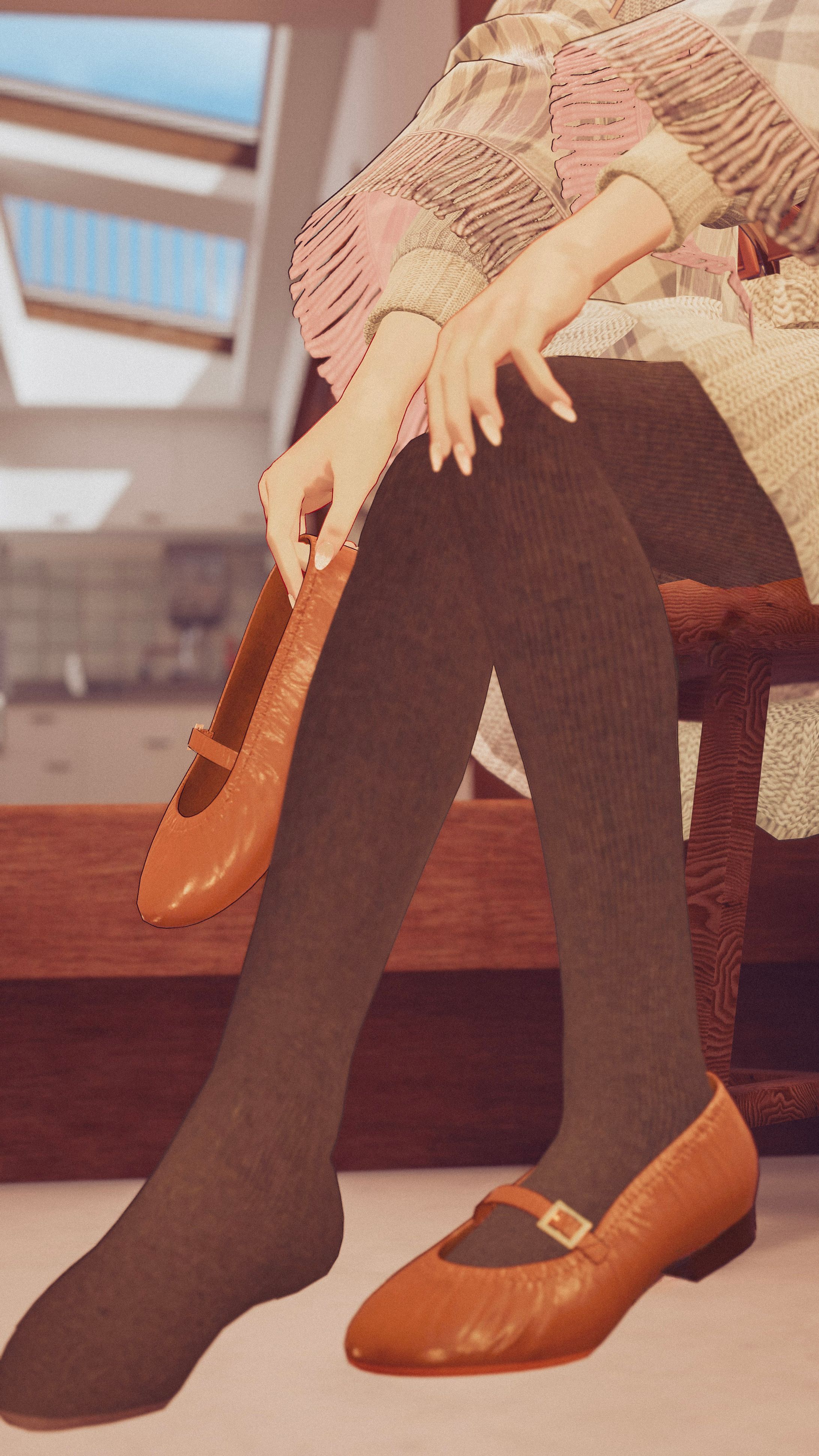 AKATSUKIYA「ColorfulTights＆GatheredPumps」-1