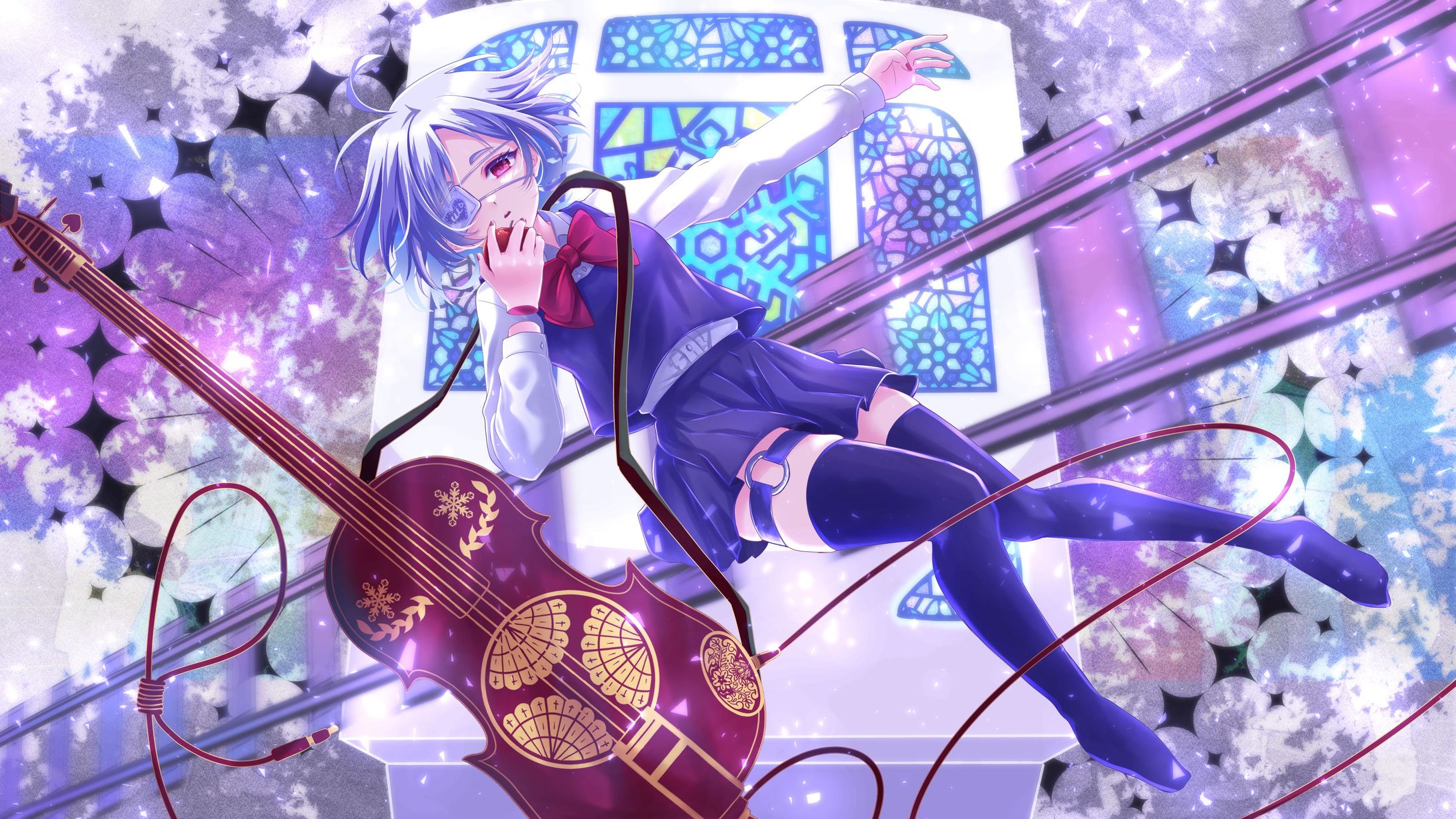 雪咲ぅぃ様【ヤミタイガール】MV用イラスト-1