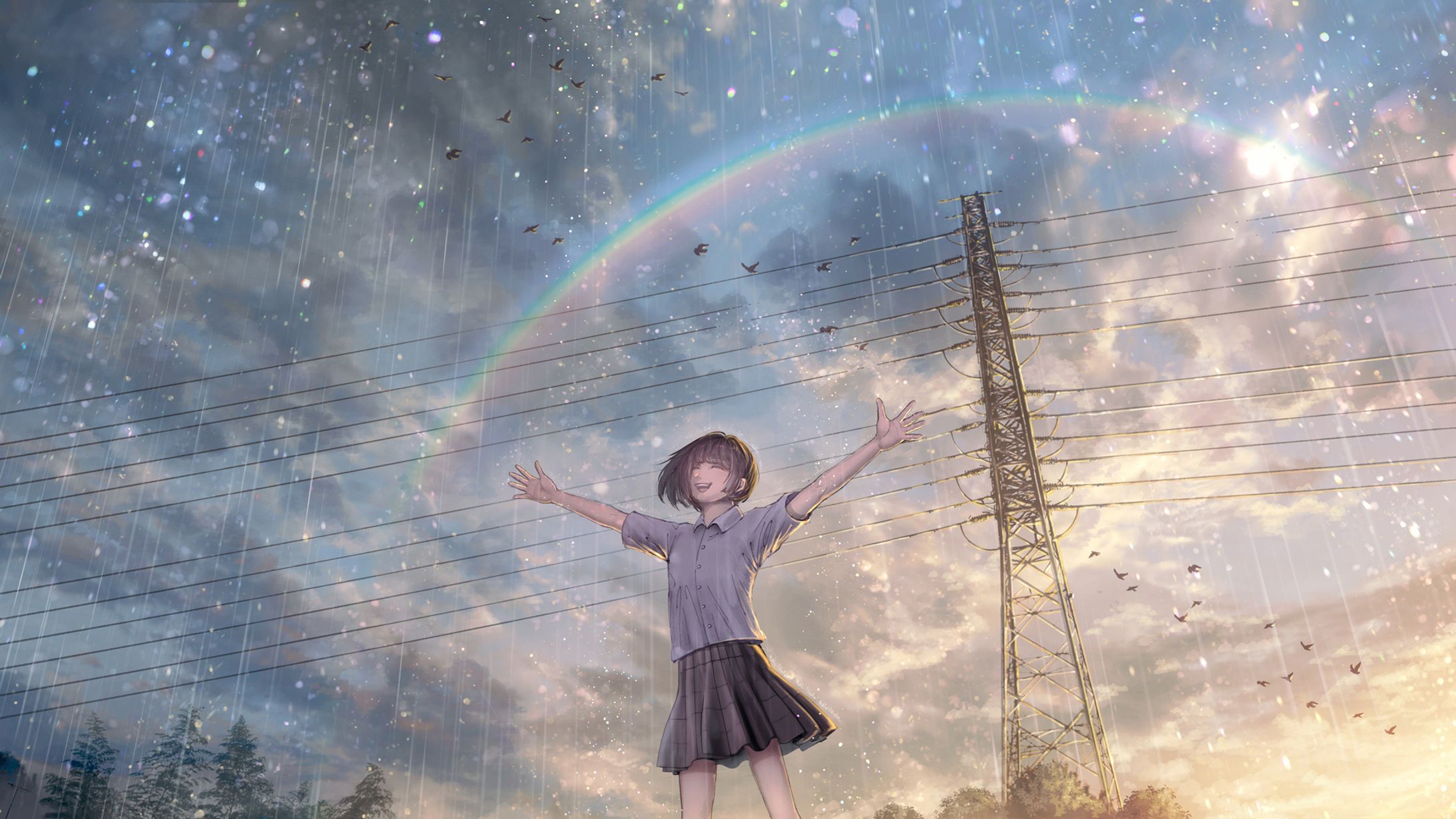 アーティスト・sleeP様「かくしごと」の楽曲イラスト-1