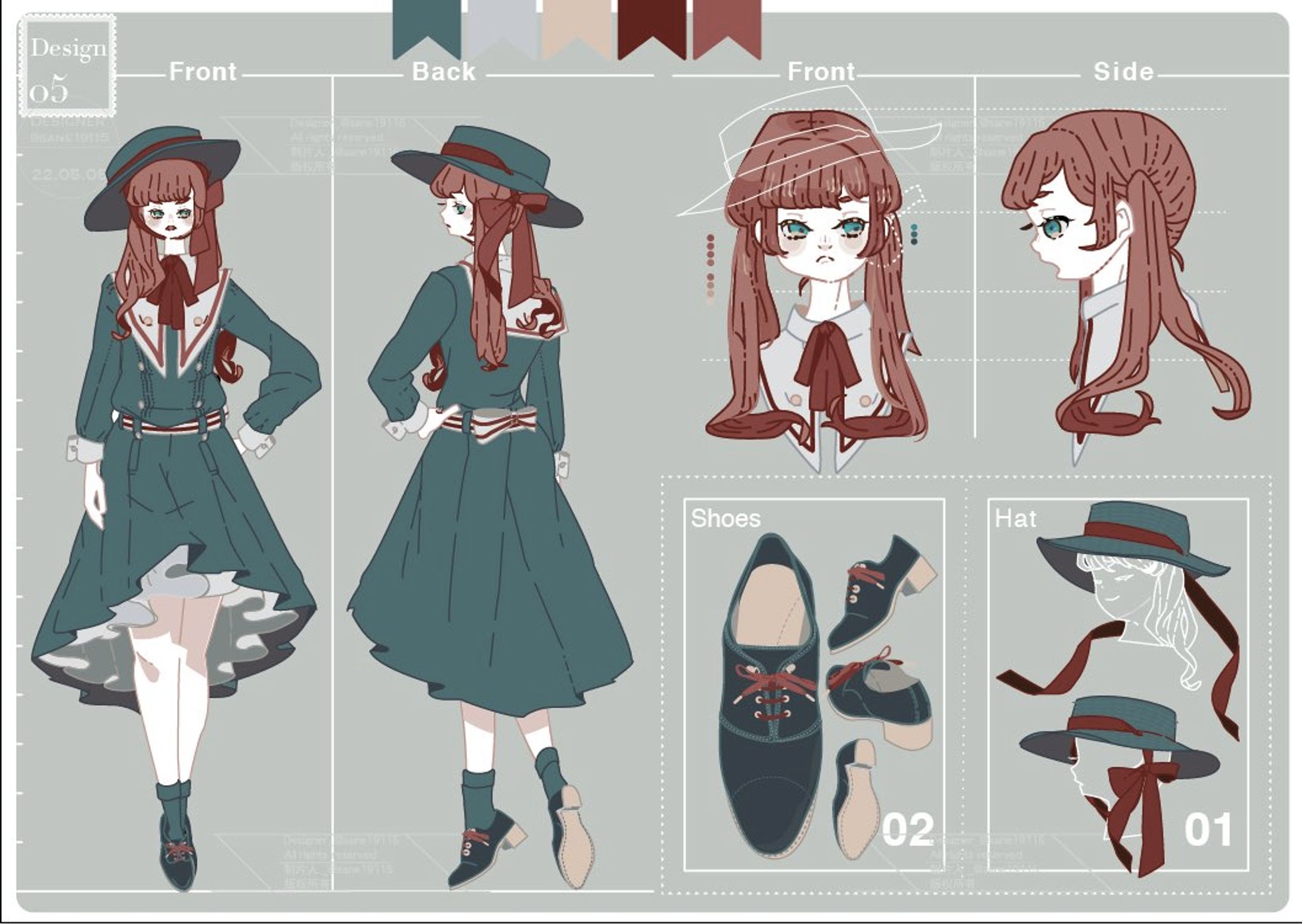 【キャラデザ】-パターン別のデザイン-1