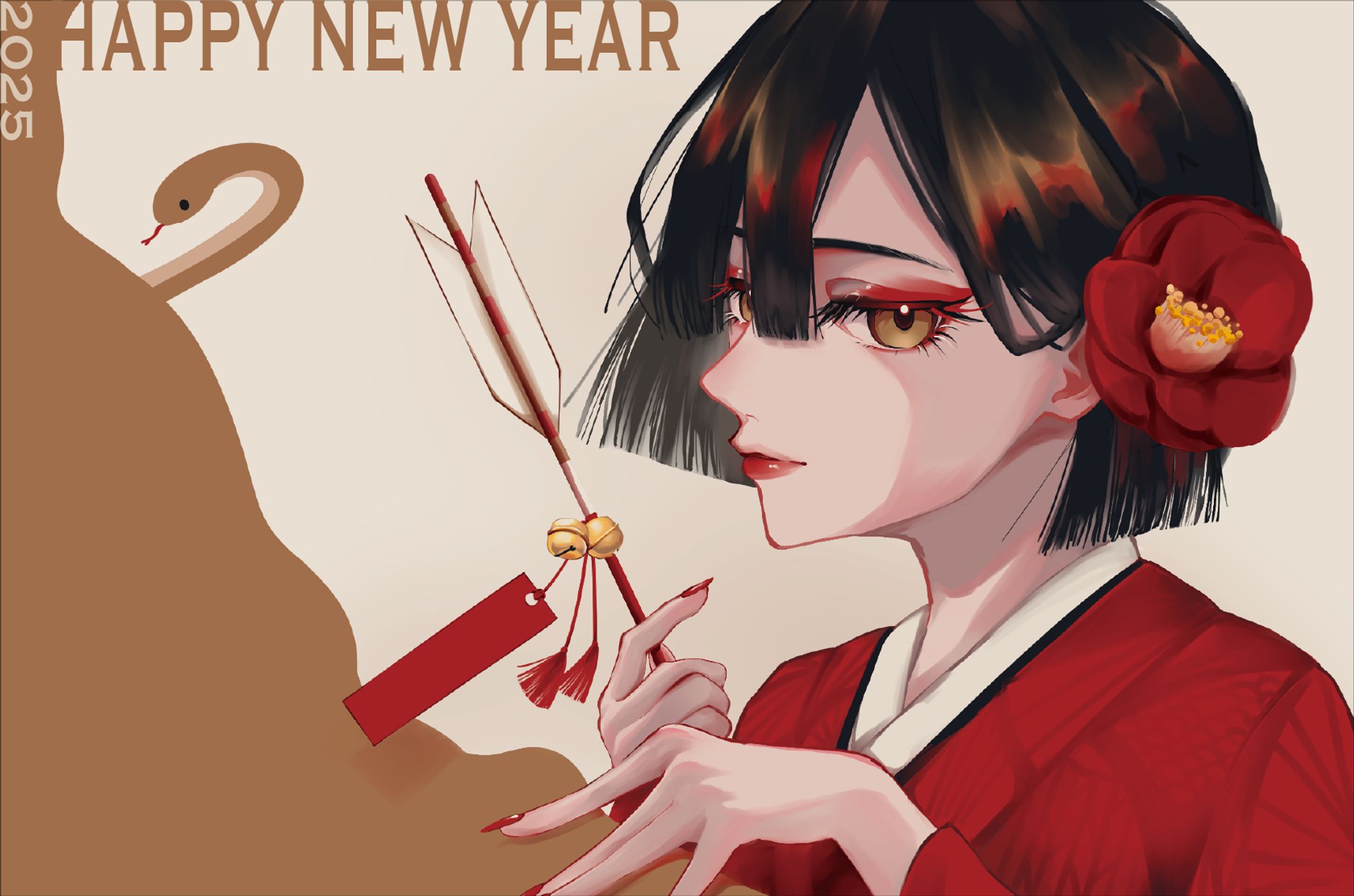 年賀状イラスト　2025-1