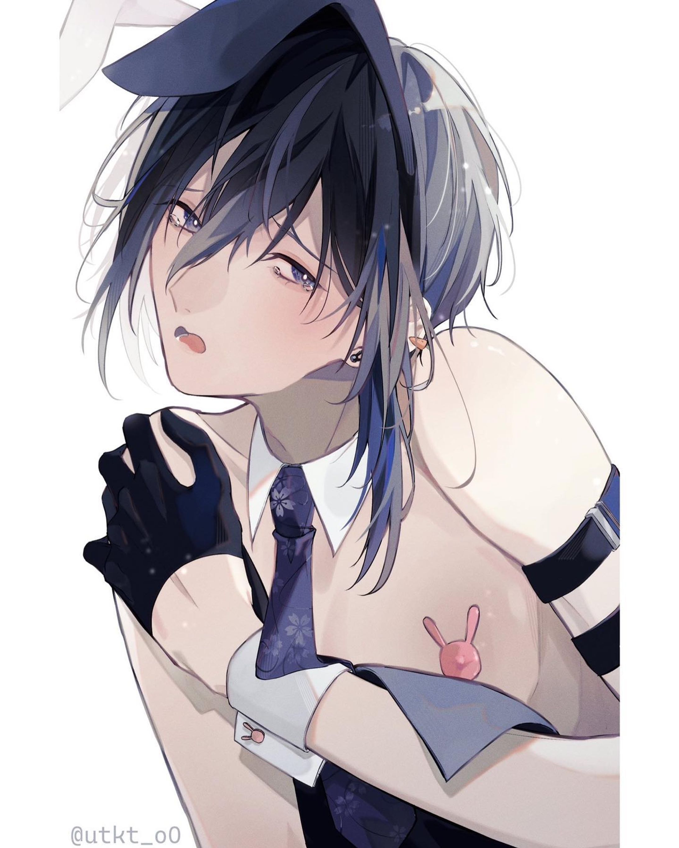 ろうか  fanbox FANBOXで差分公開中▷ https://utkto0.fanbox.cc/posts/5257772 #イラスト #イラストレーター  #絵描きさんと繋がりたい #いらすとぐらむ #イラストグラム #オリジナル #オリジナルキャラクター #創作 #創作男子 #創作イラスト #うさみみ  #バニーボーイ #illustration ...