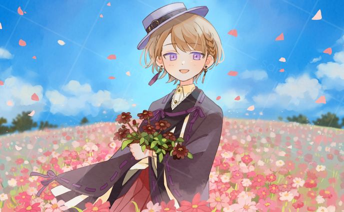 studio、一枚絵イラスト