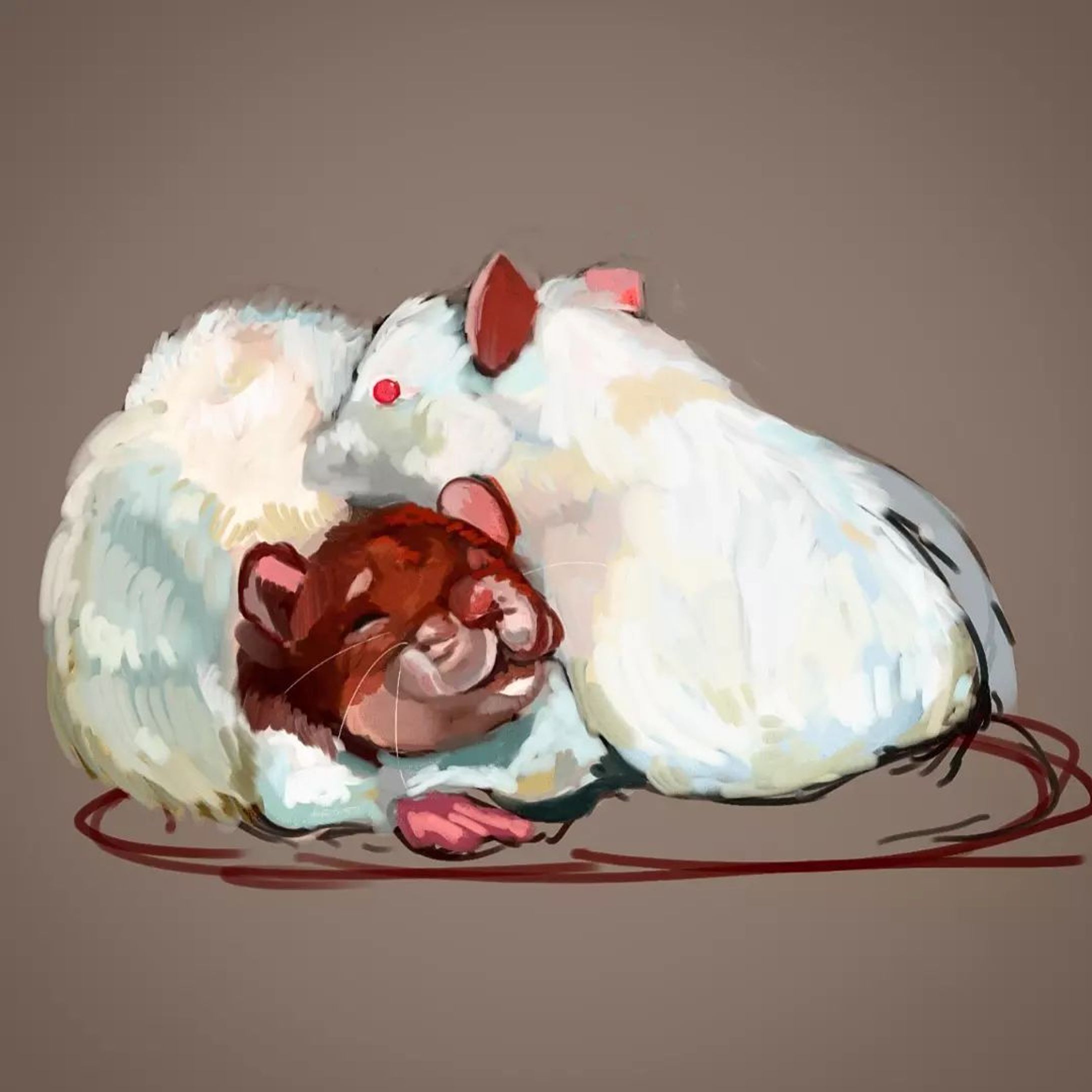 #animal#drawing 
#ファンシーラット-1