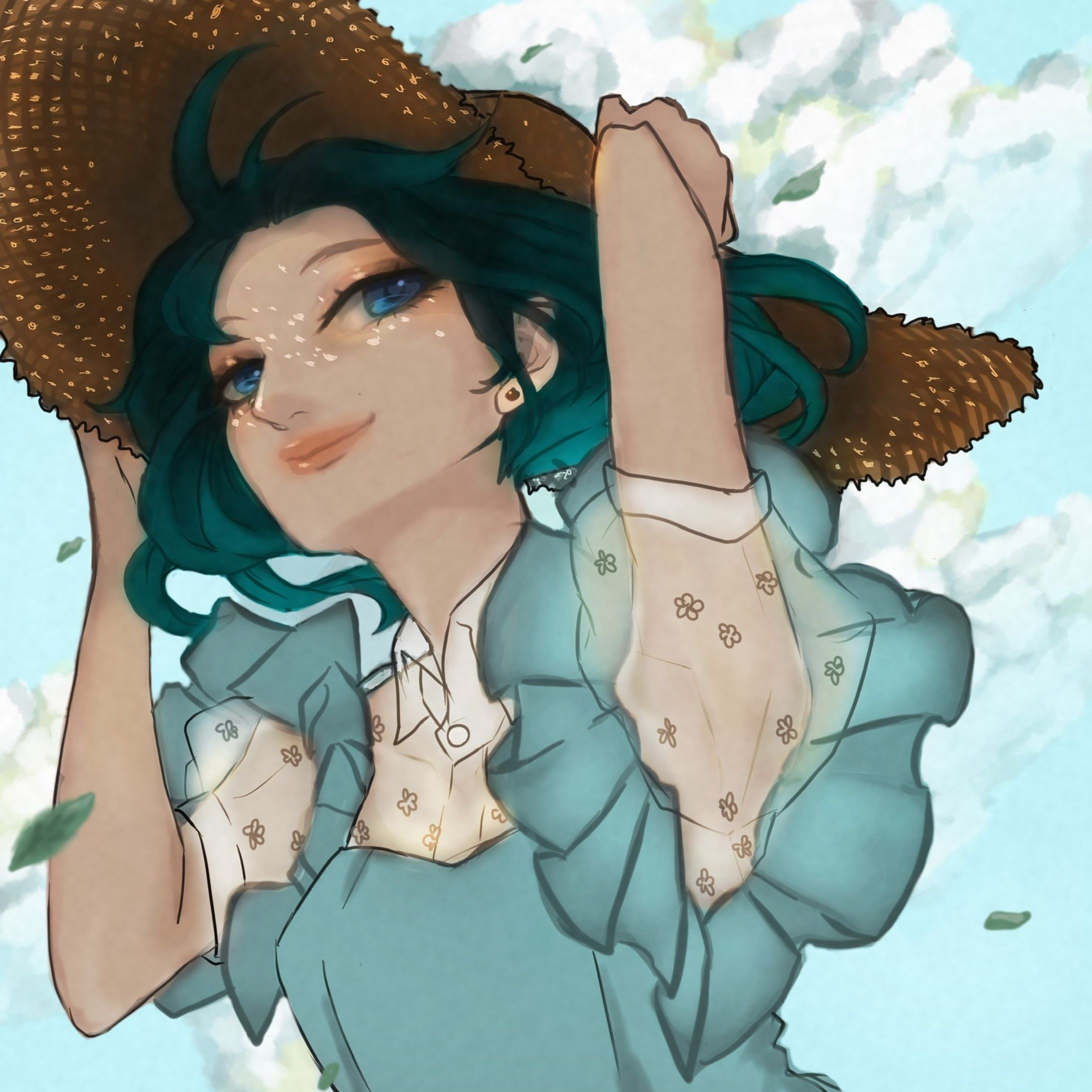 麦わら帽子-1