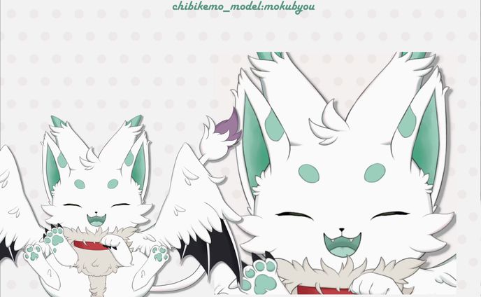 ちびケモモデル / 木猫
