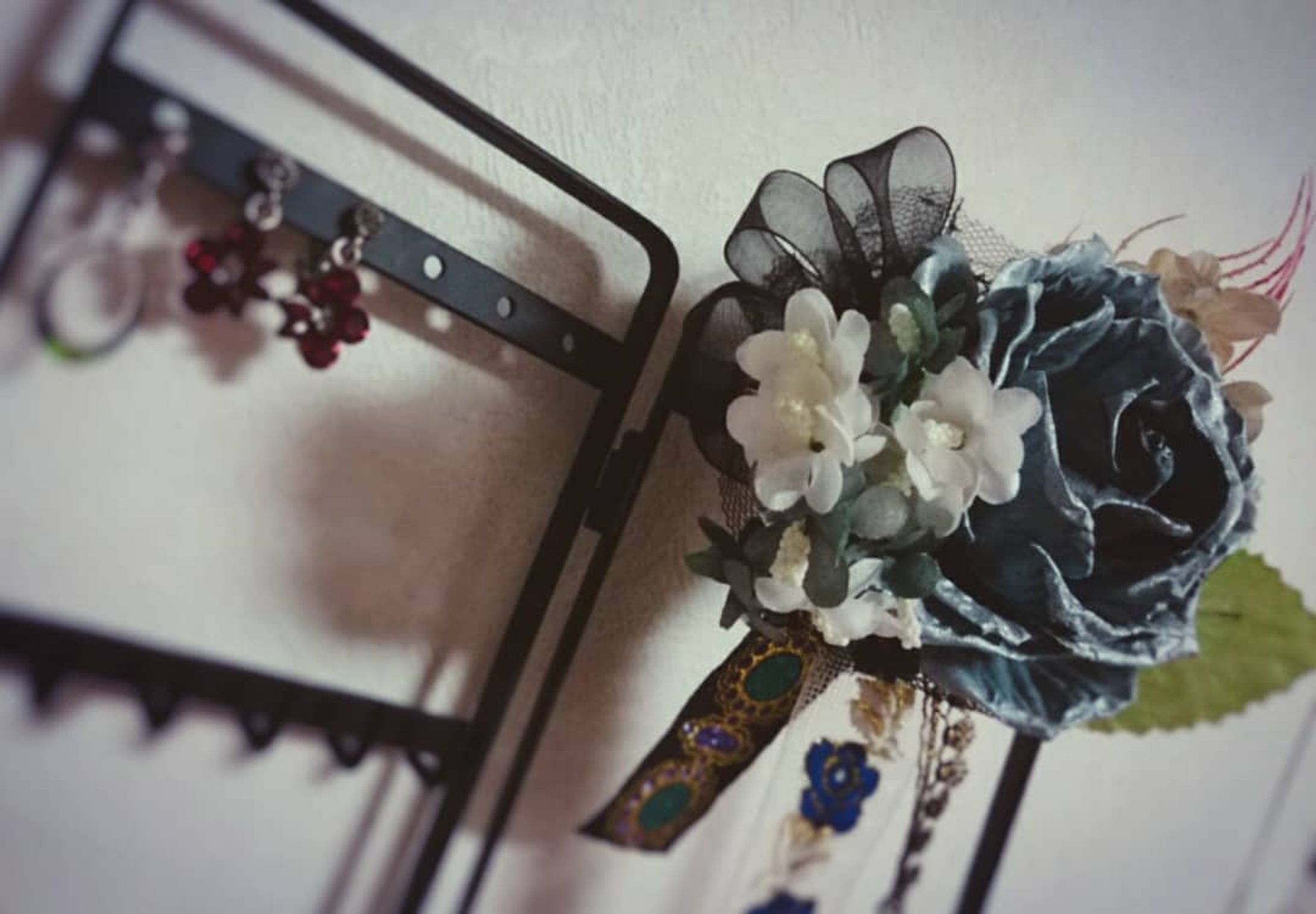 2way Blue rose Corsage 🌹-1