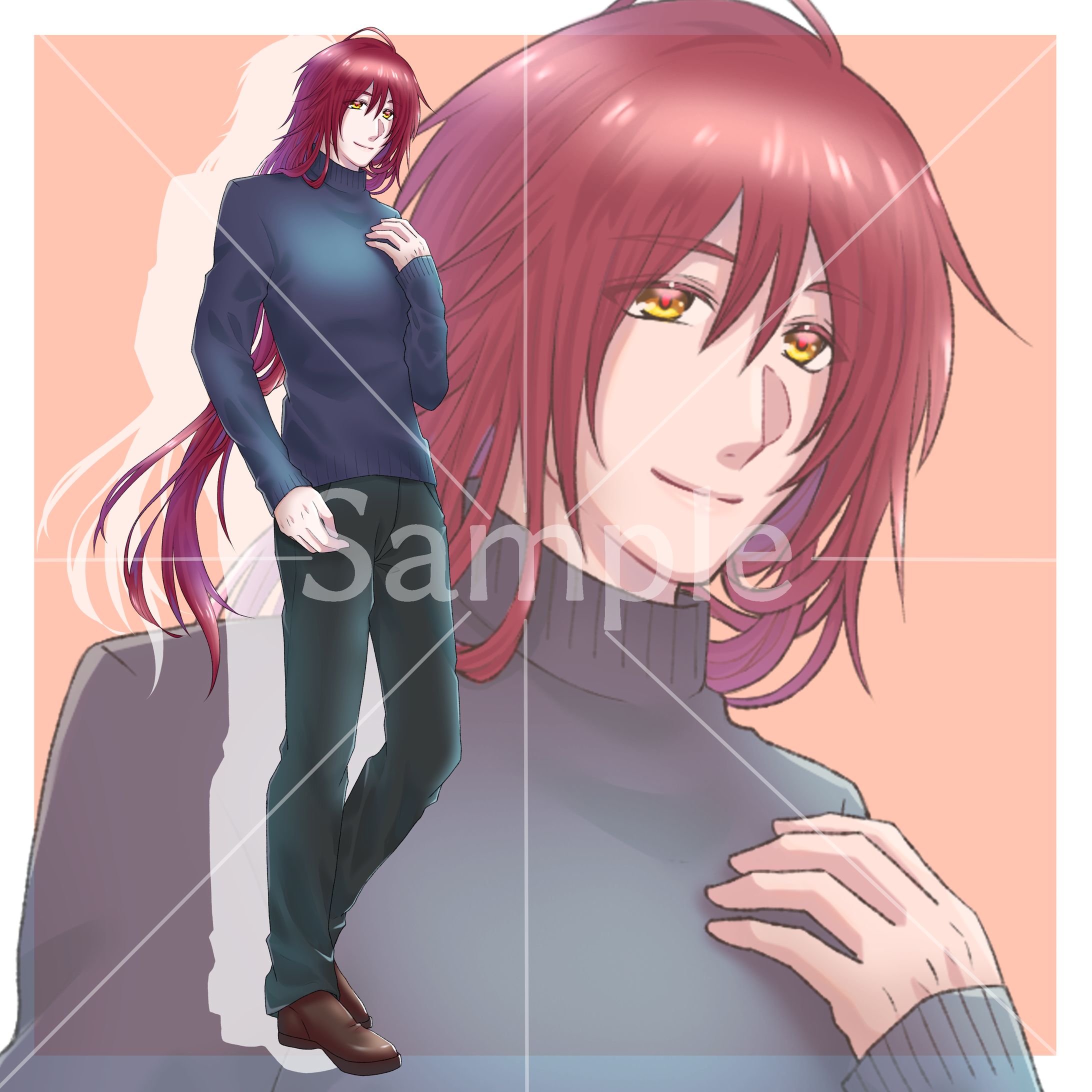 立ち絵　男性2　サンプル-1