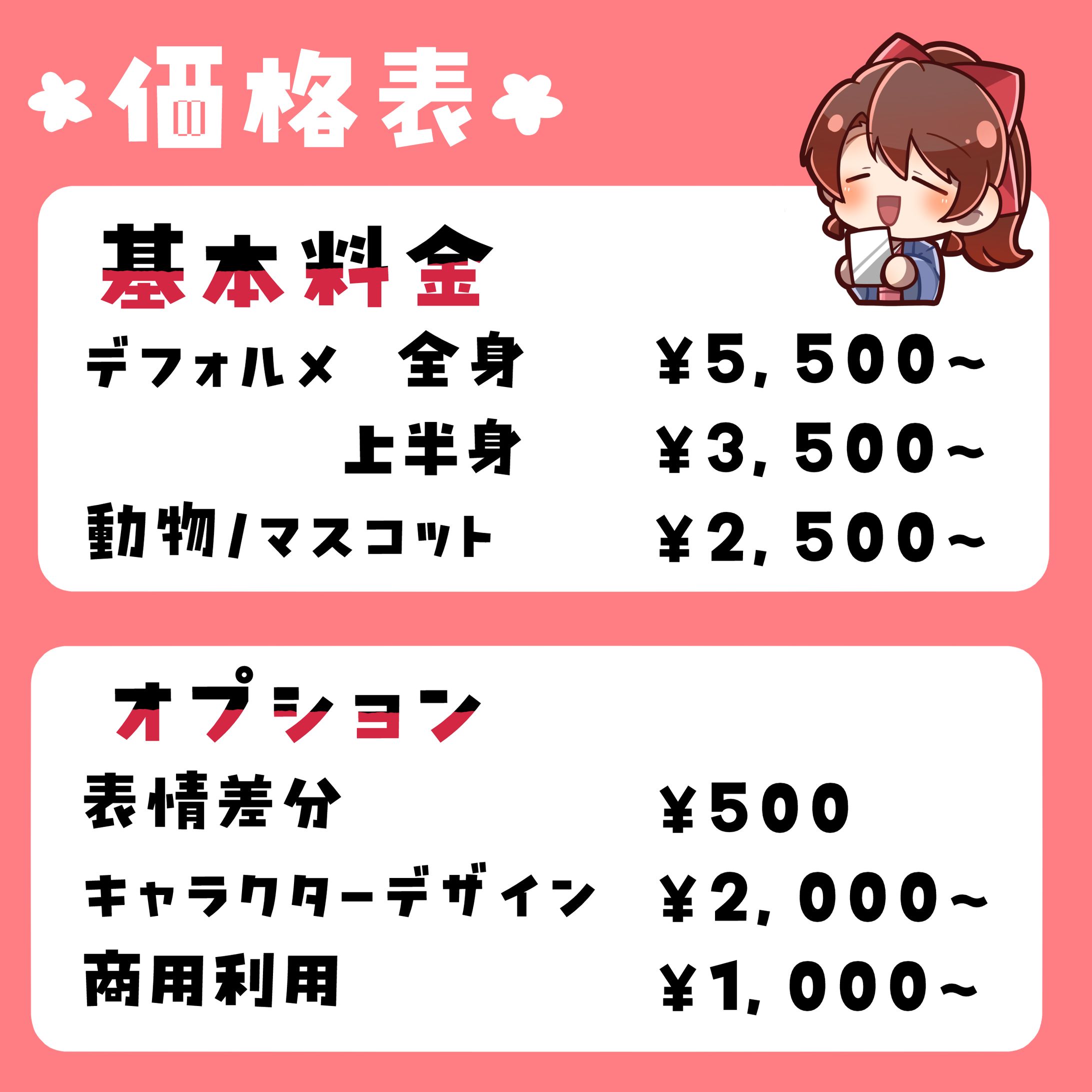 【ご依頼の際】価格表/流れ-1
