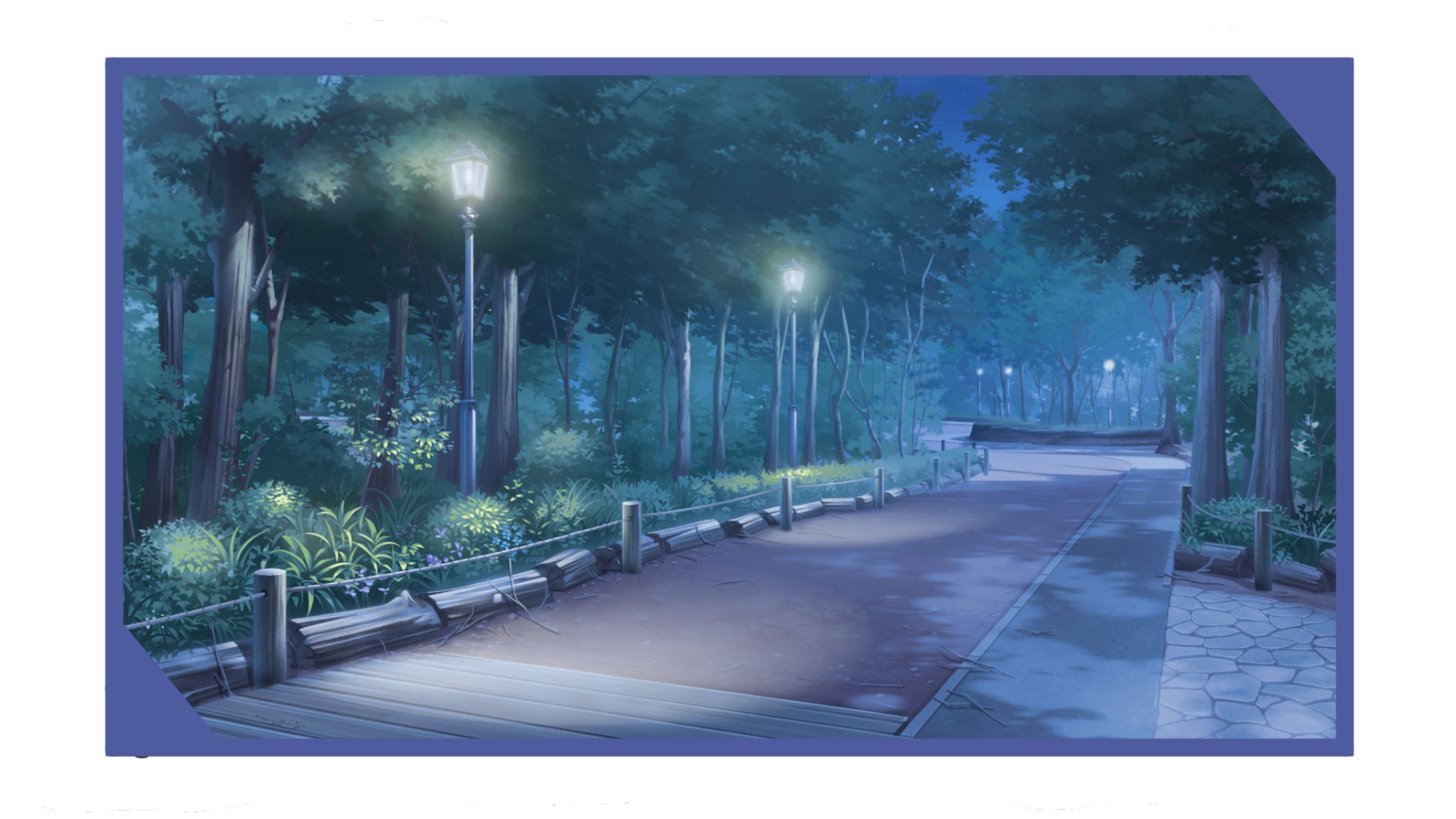 2D背景イラスト 公園-1