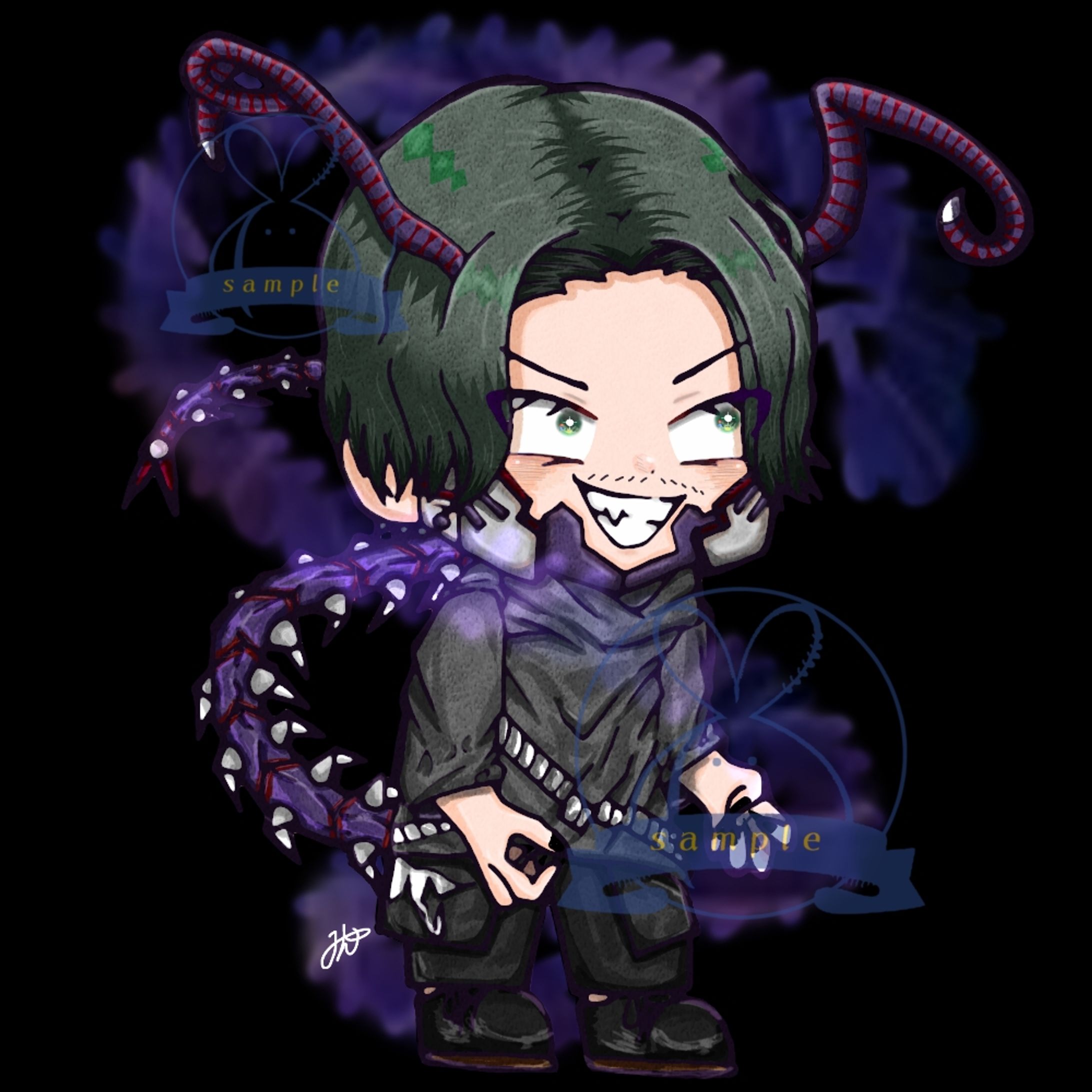 ムカデ擬人化-1