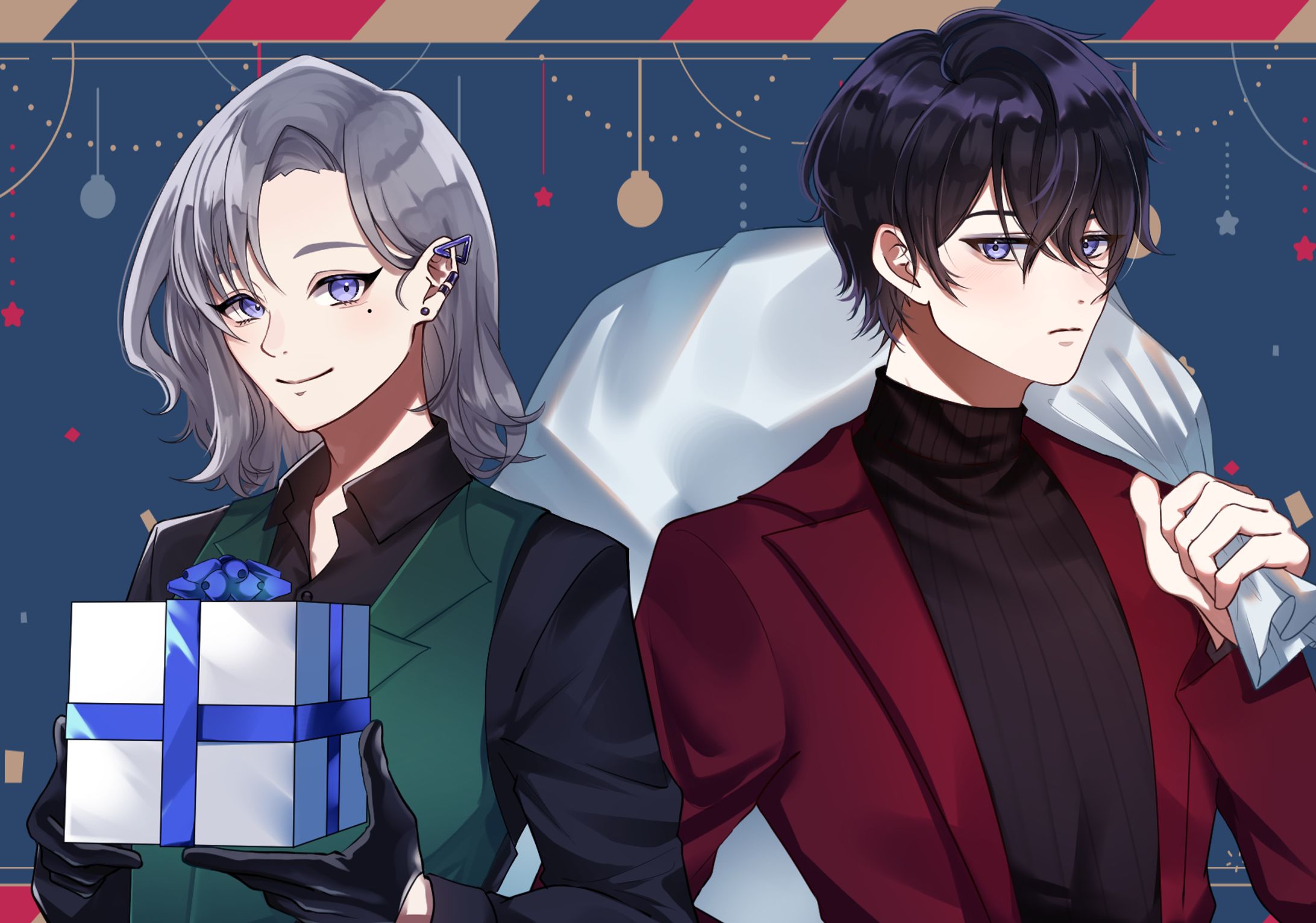 【イラスト】徒成しゃま様　クリスマスイラスト-1