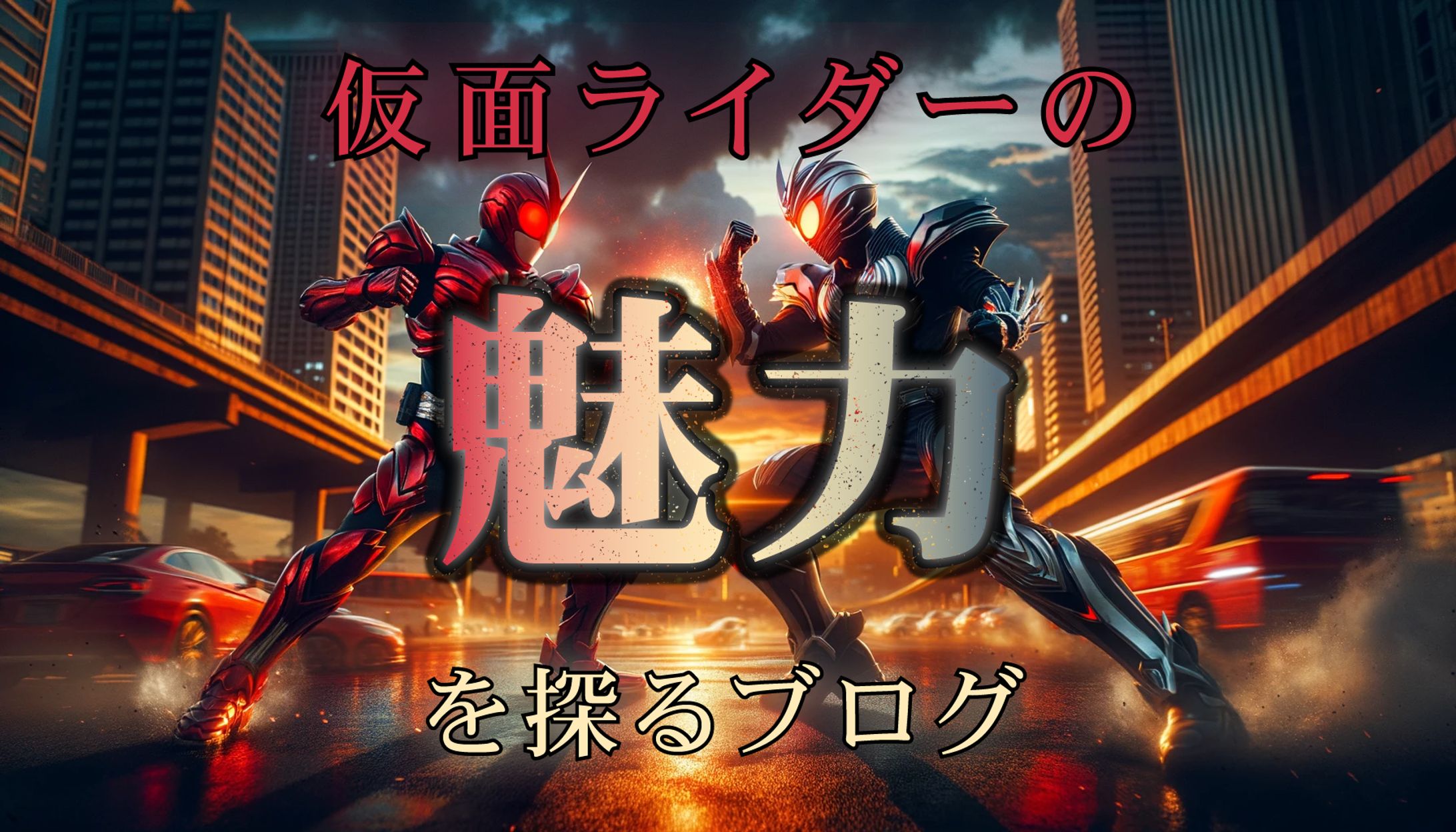 ブログのヘッダー（仮面ライダー）-1