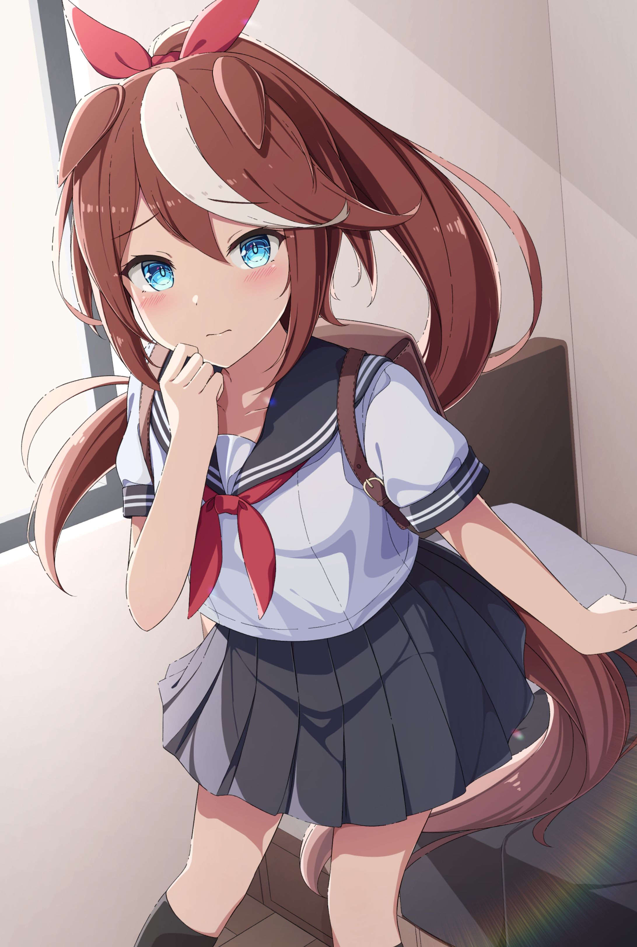 セーラー服を着てくれたテイオー-1
