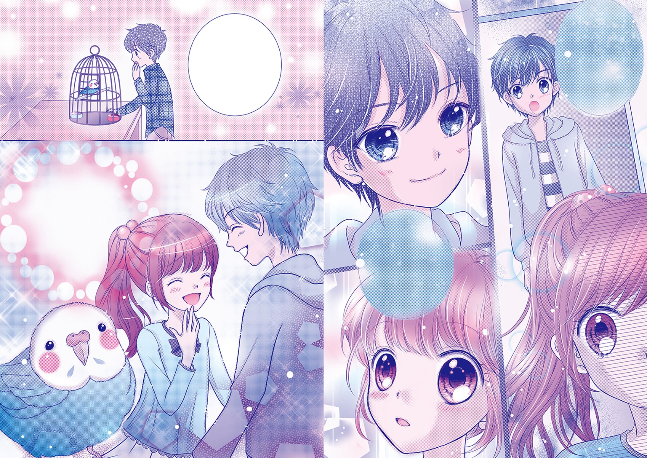 ナツメ社「大好きな動物たちのハッピーストーリー」（漫画10P、小説挿絵）-1