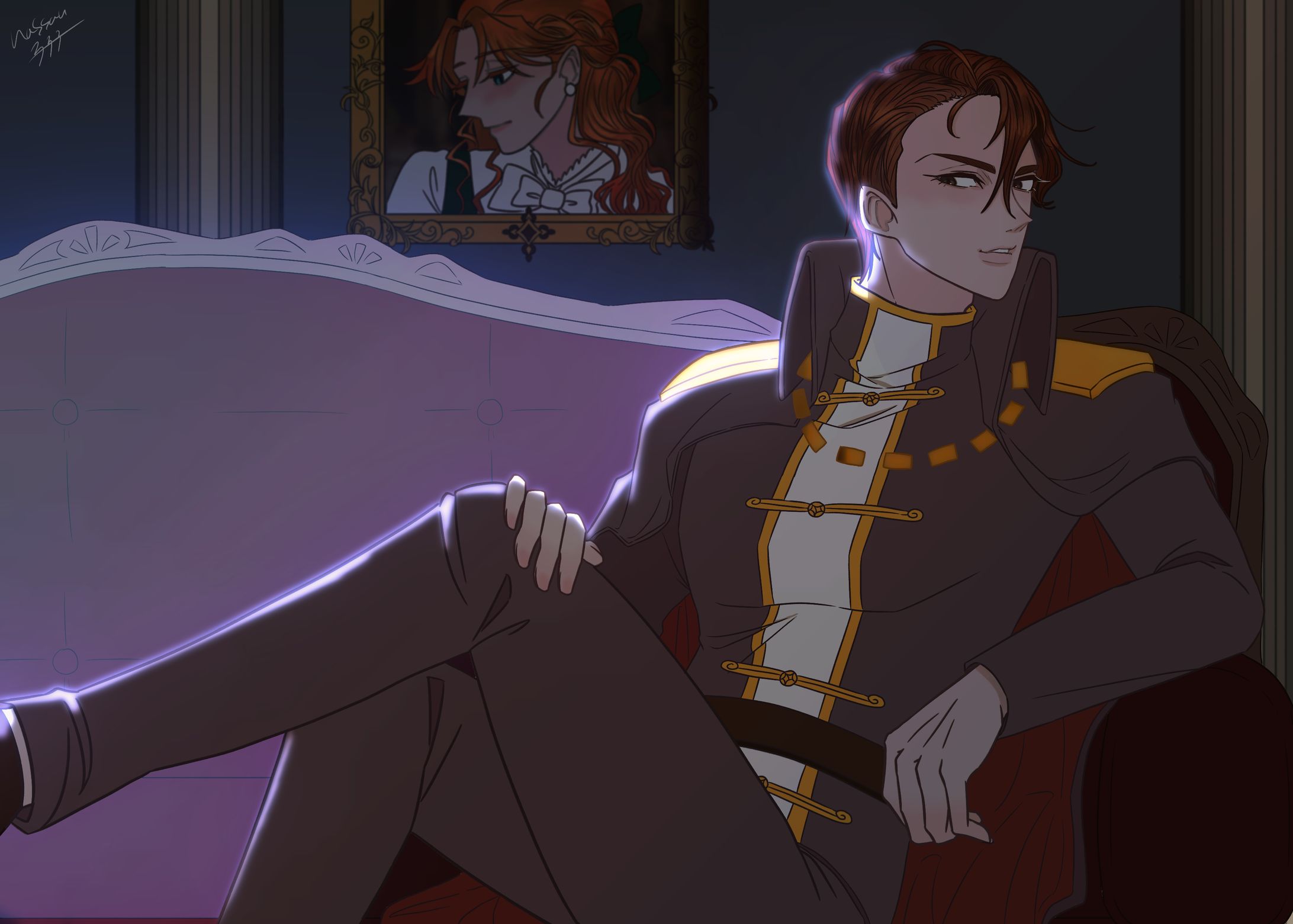 テラの肖像画とカイル-1