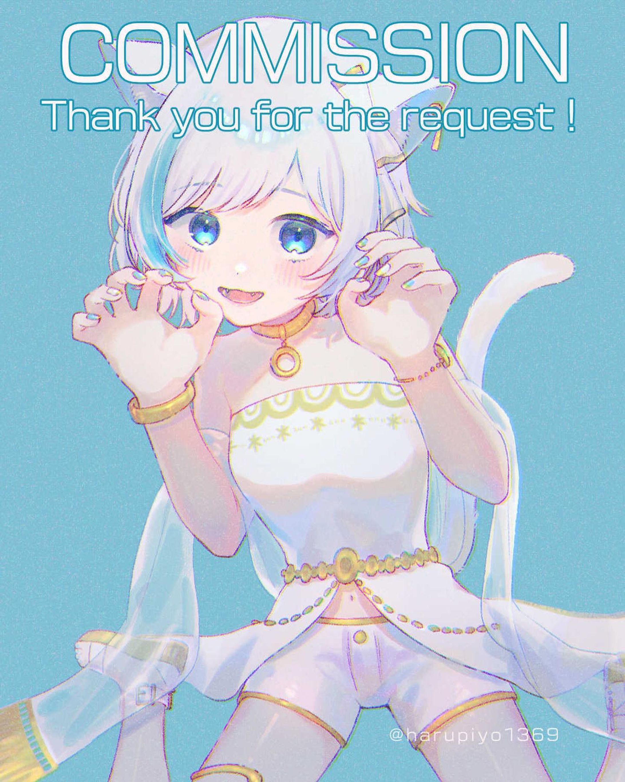 納品しました 𓏲(　ˆ. ̫.ˆ)🤍💙
リクエストありがとうございました！

こちらはご本人様からのご依頼でした☺️

 

#Skeb #commission #commissionpainting  #commissionart  #commissionwork  #commissionartist 
 
 #VTuber #沫雪ゆうり  #雪猫 

#イラスト #イラストレーション  #イラスト依頼  #イラストグラム  #イラストレーター  #illust #illustration #illustagram  #絵 #일러스트 #イラストグラム #插图 #art  #artwork  #artist-1