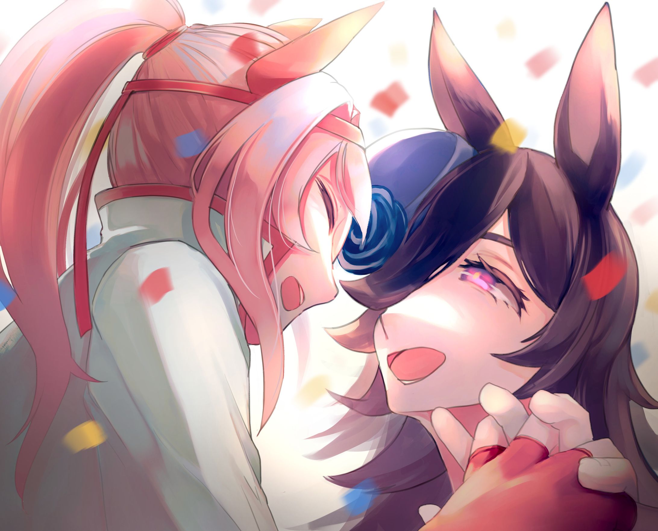 やったやった〜１着！-1