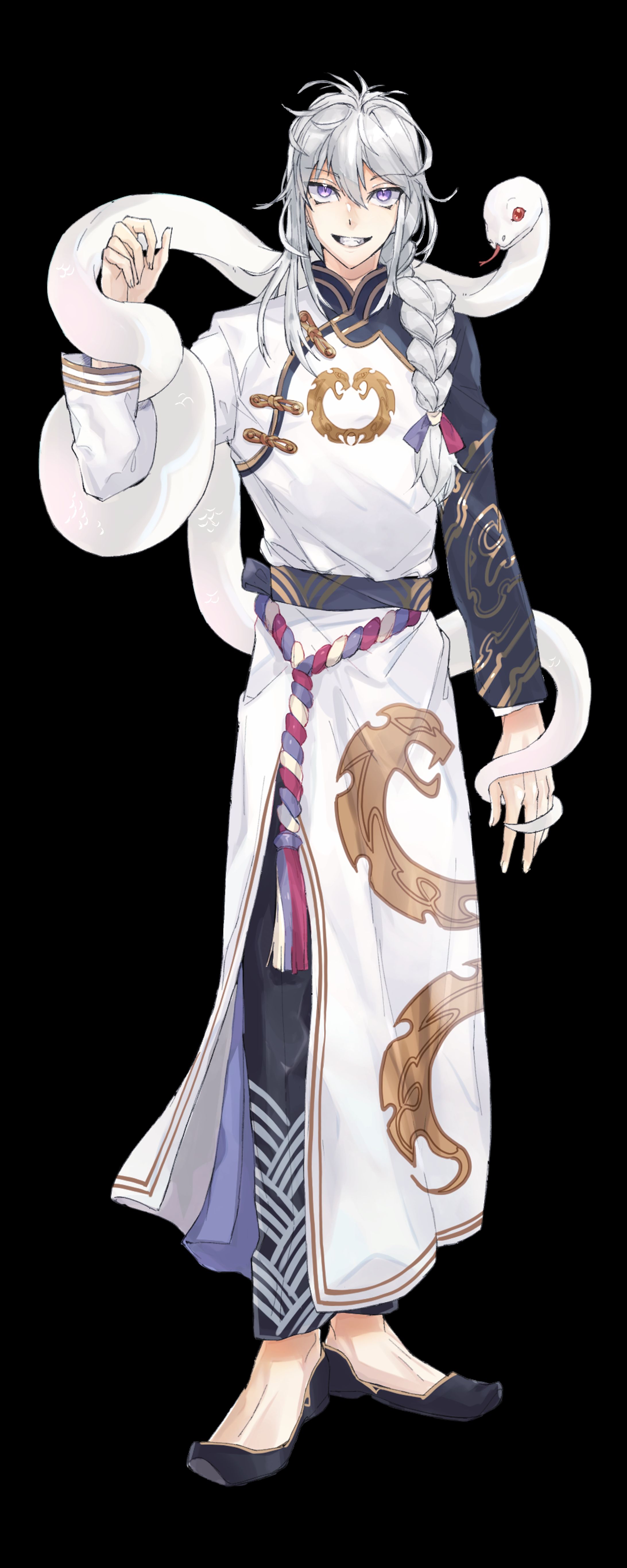 チャイナ服の青年　-1