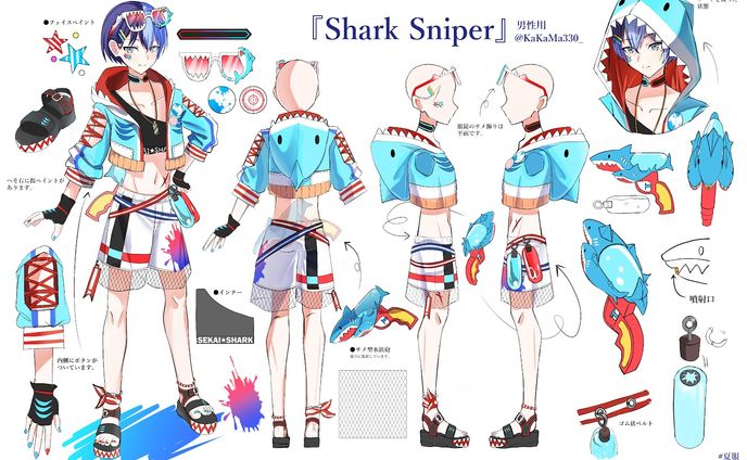 プロセカ 衣装デザインコンペ応募作品④