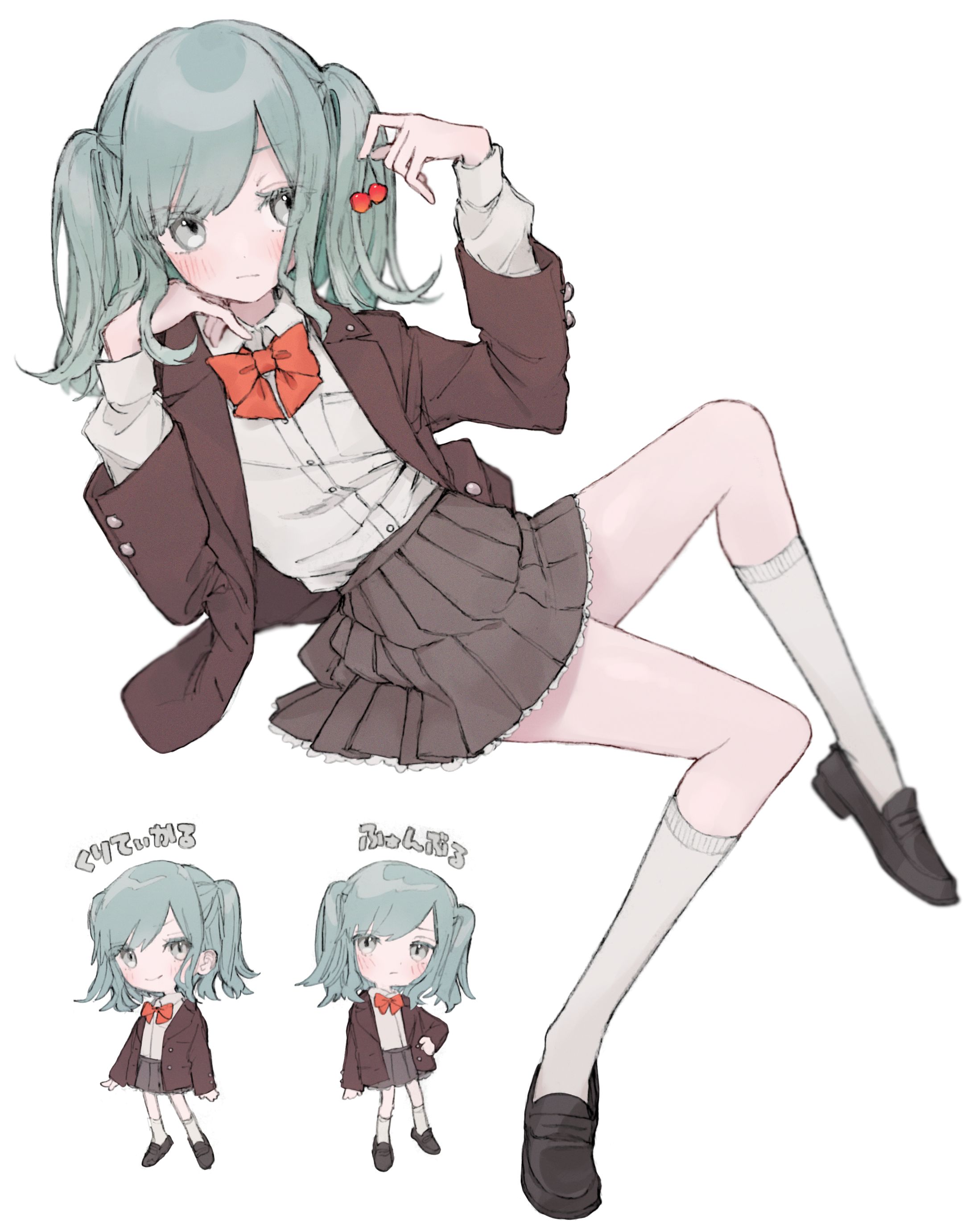 制服の女の子-1