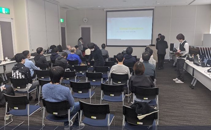 VRフェスに向けての学内発表会！
一流の人の感覚を可視化して、誰でも簡単に難しいパターを決められる！MR人間拡張アプリ
現在ホワイトボックス作成中！

https://twitter.com/vracademyjp/status/1220949669636820993?s=21